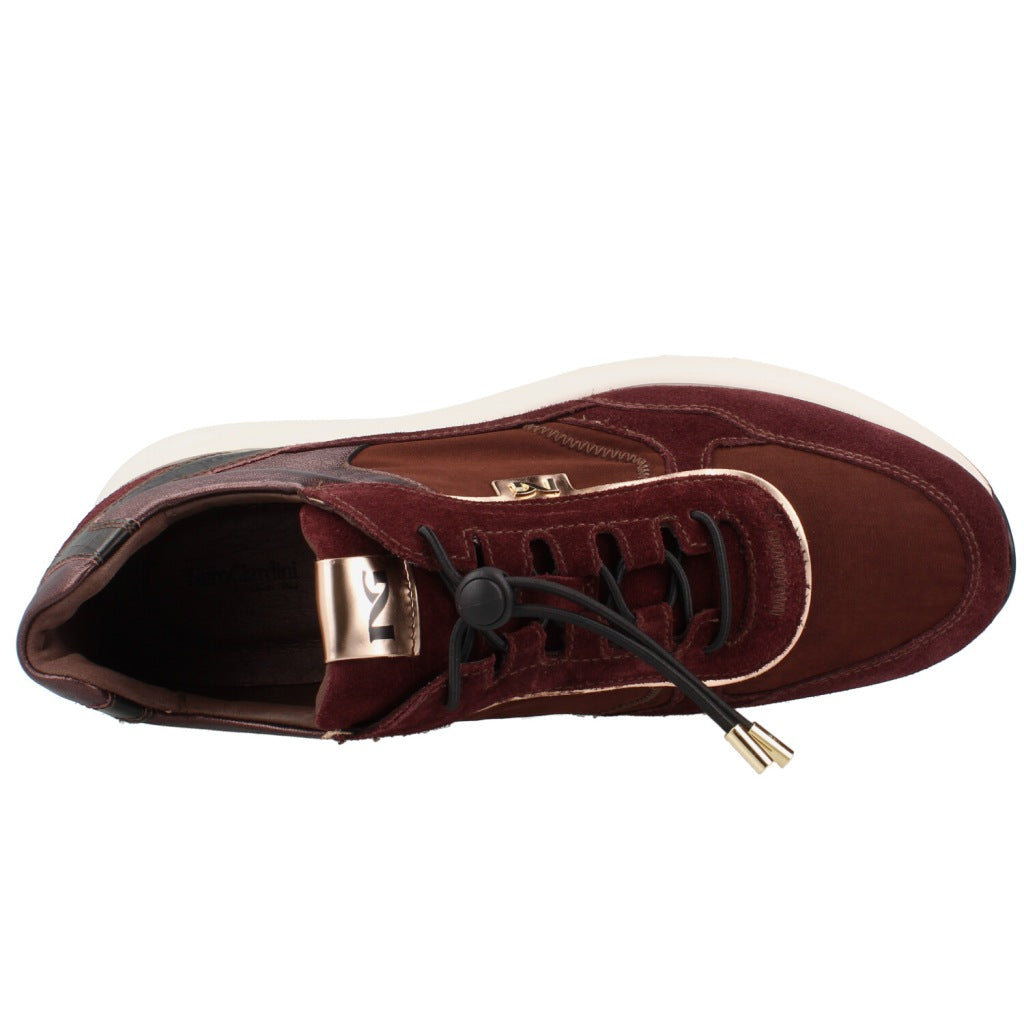 NERO GIARDINI VELOUR en color BURDEOS  (7)