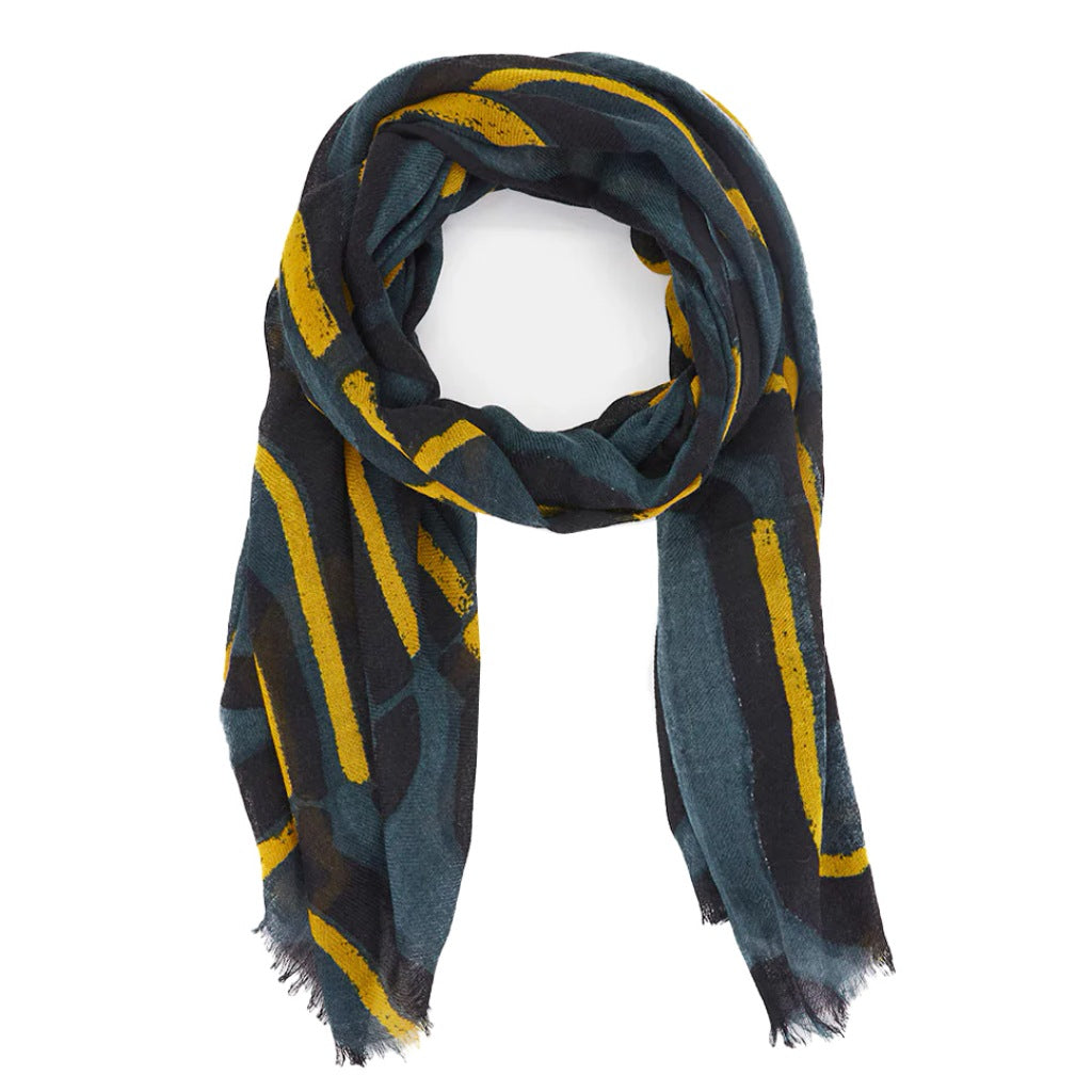ABBACINO SCARF LEA en color GRIS  (4)