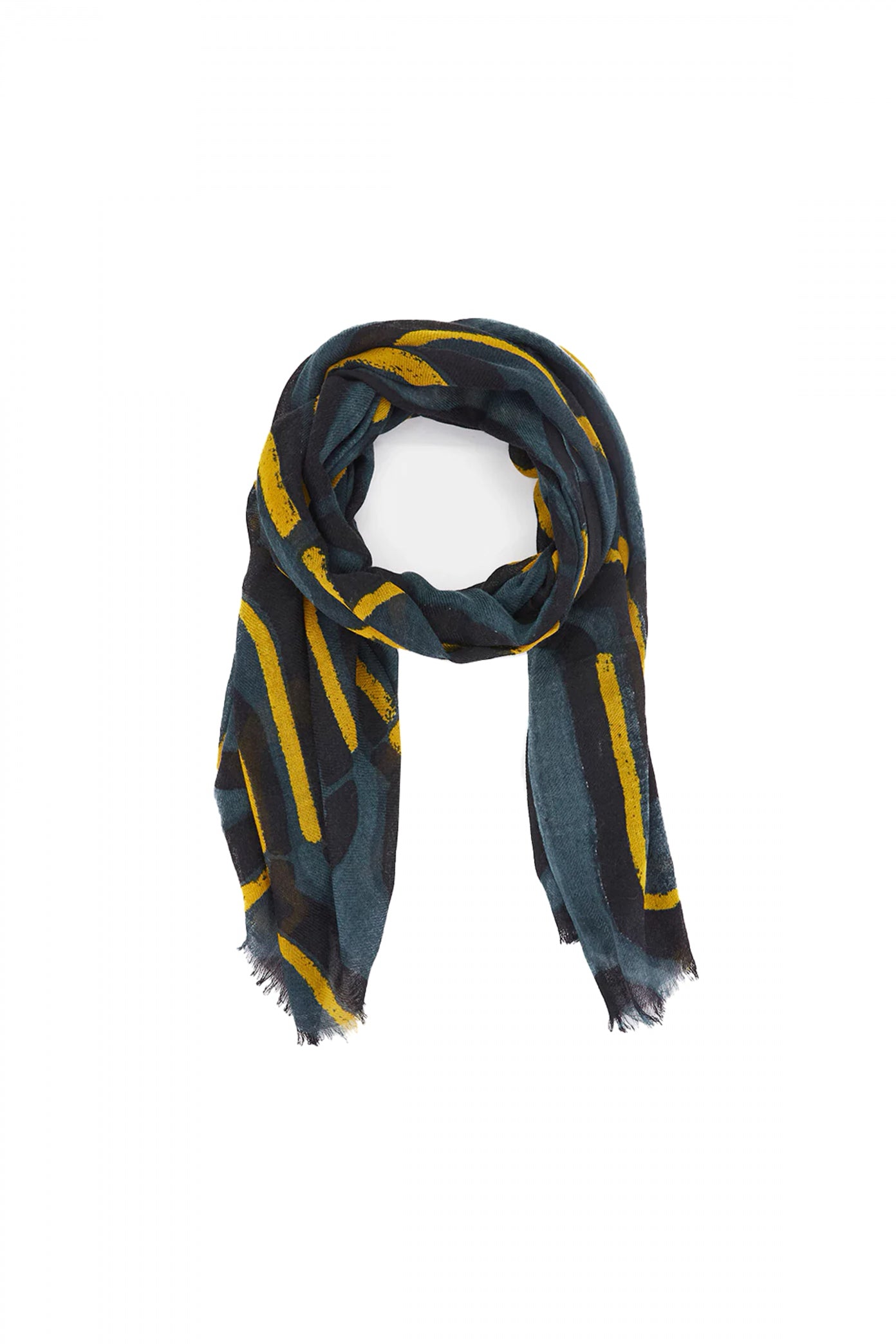 ABBACINO SCARF LEA en color GRIS  (1)