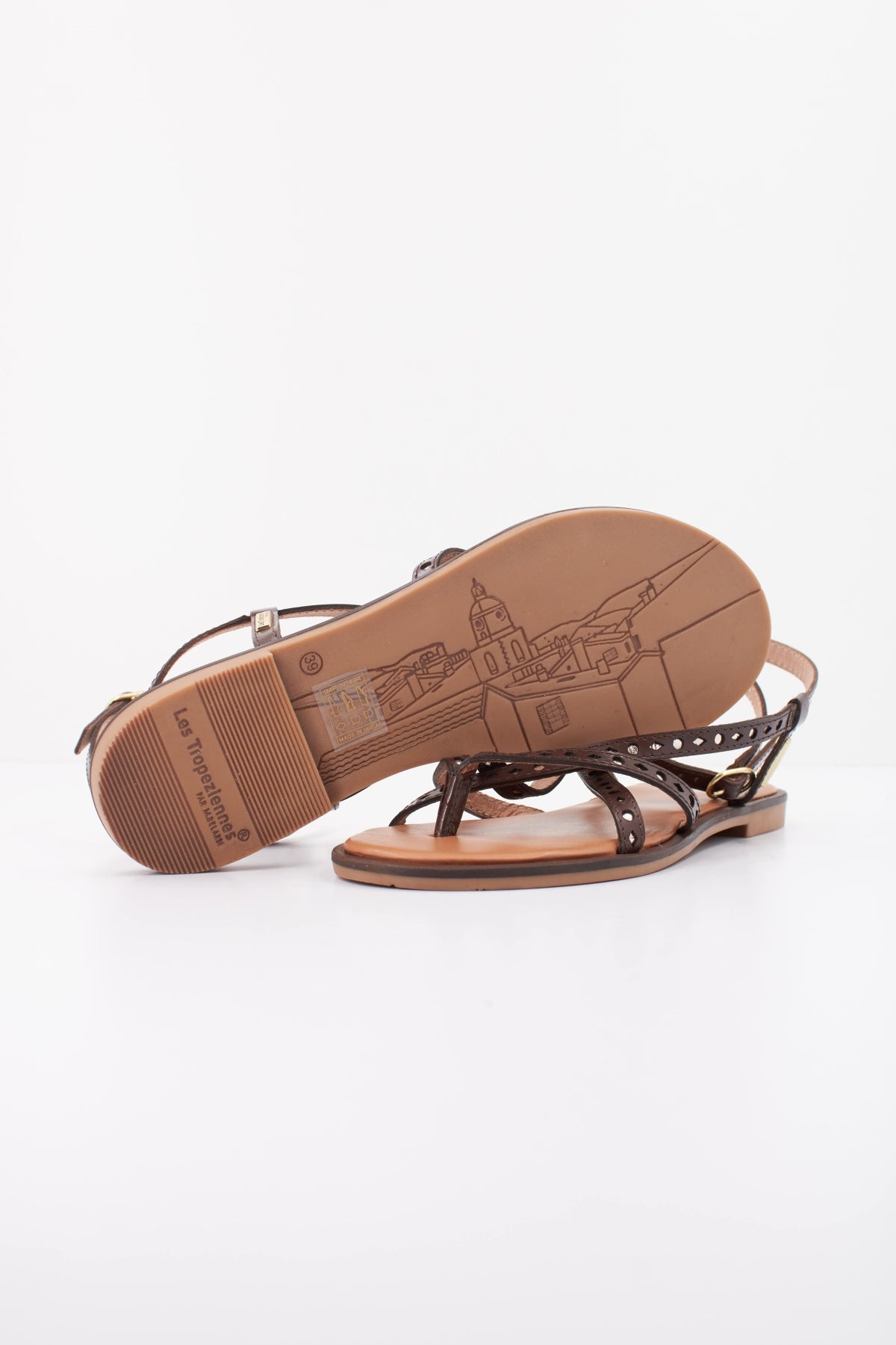 LES TROPEZIENNES HELECTRIC en color MARRON  (5)