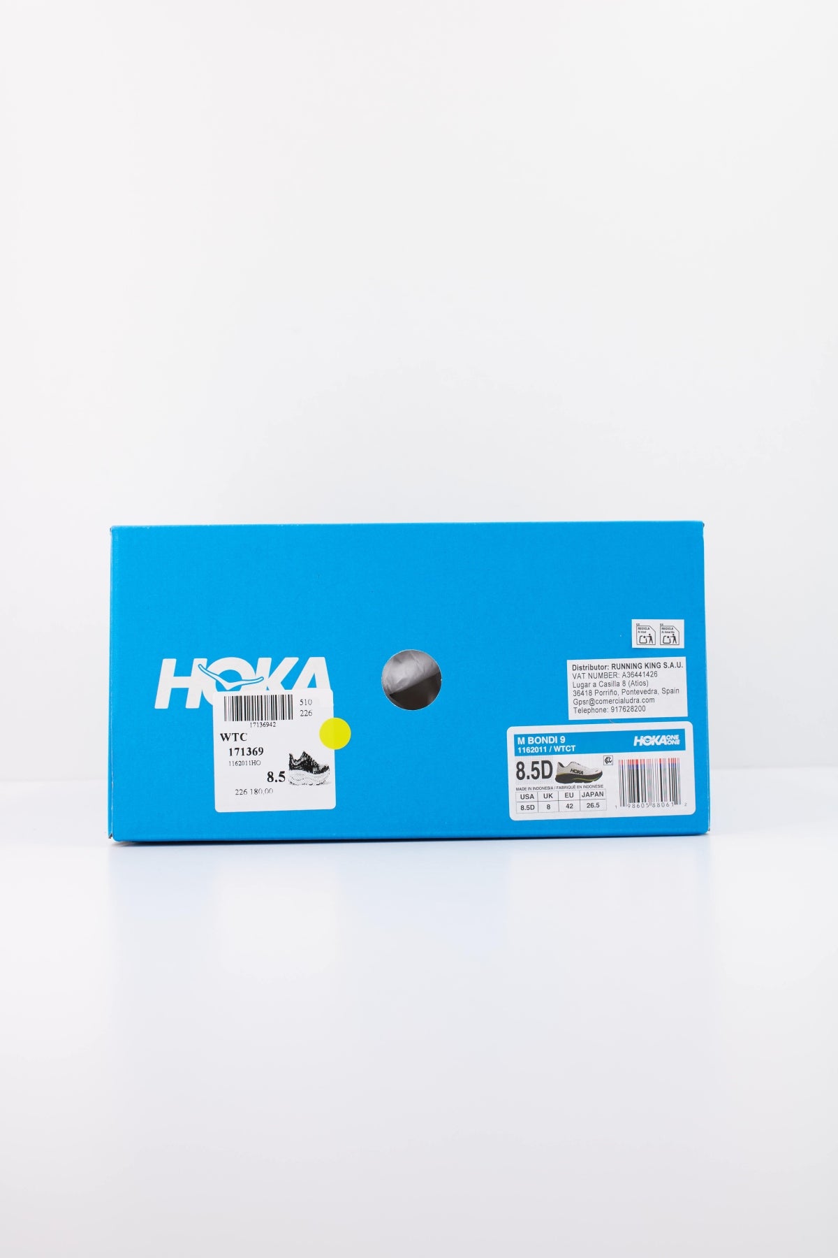 HOKA HO ZAPATILLA BONDI  en color BLANCO  (6)