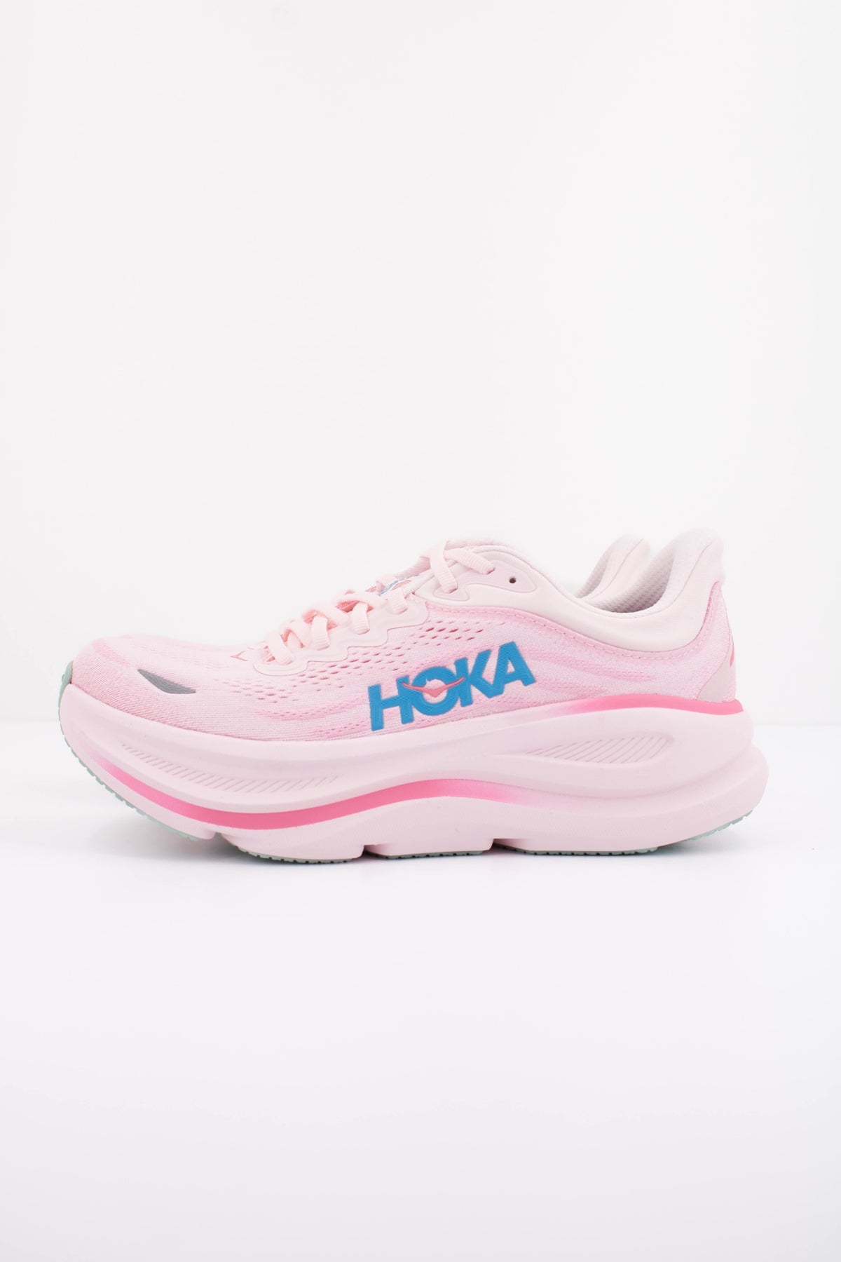 HOKA W BONDI  en color ROSA  (1)