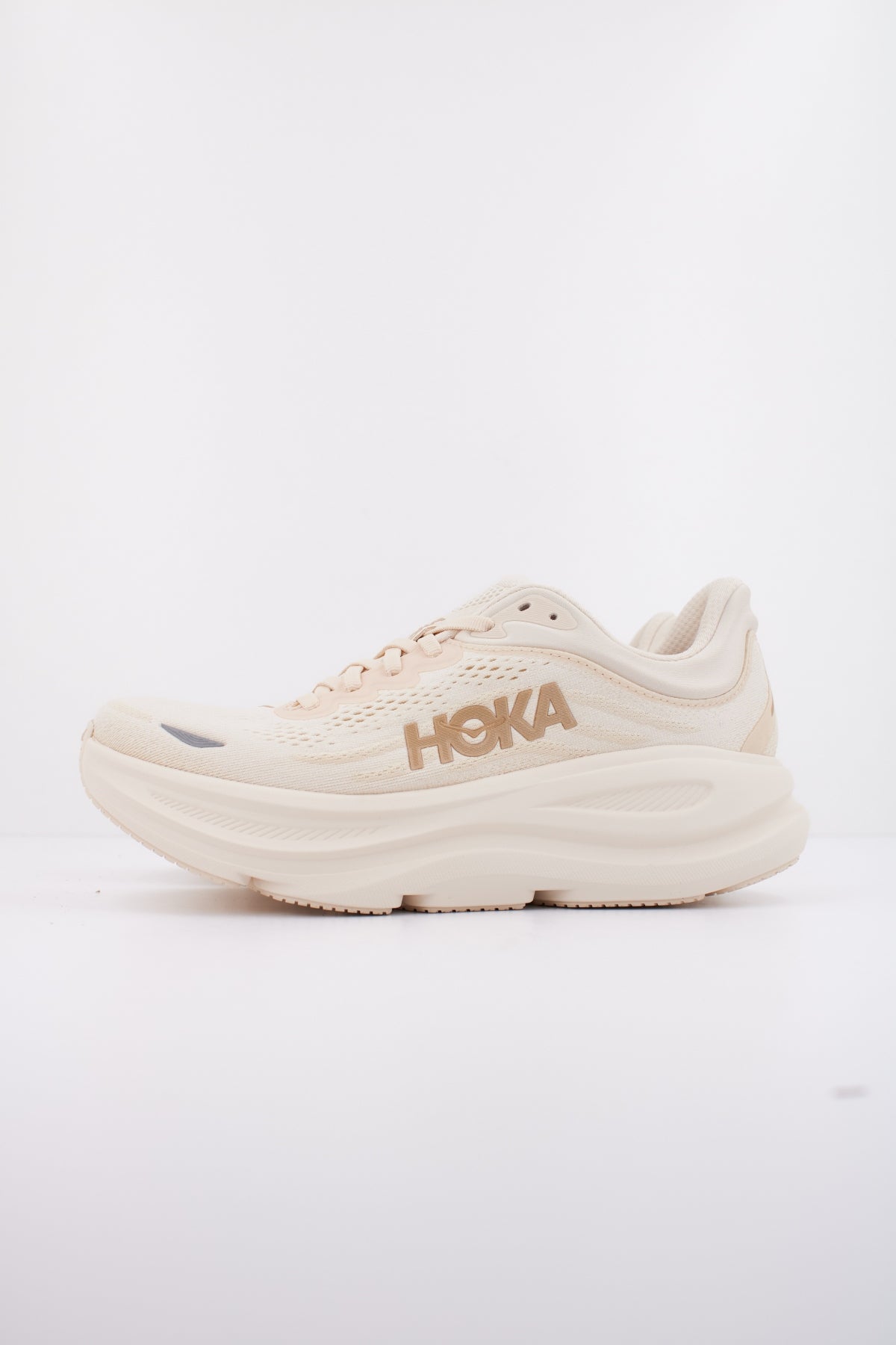 HOKA W BONDI  en color BEIS  (1)
