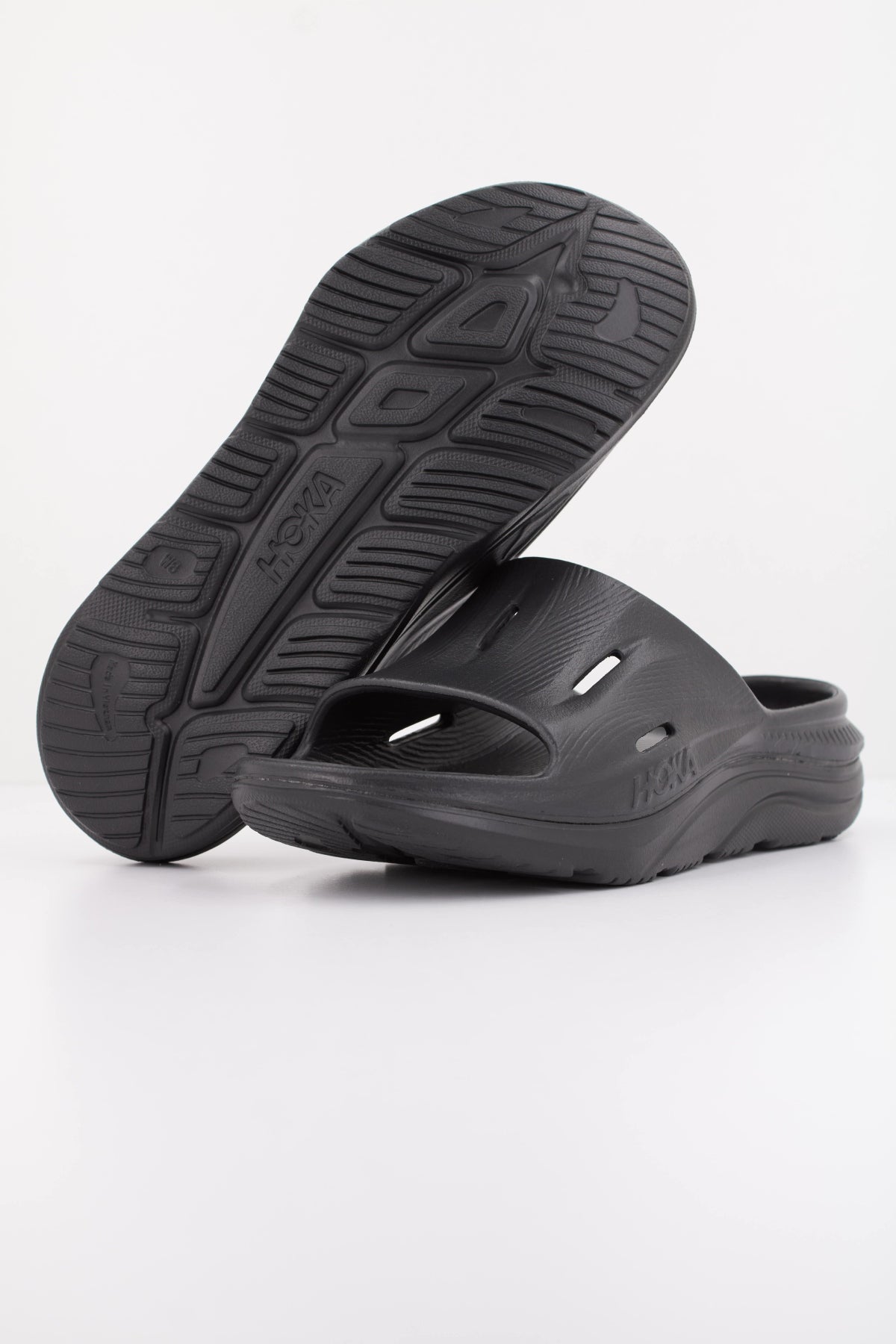 HOKA  U ORA RECOVERY  en color NEGRO  (5)