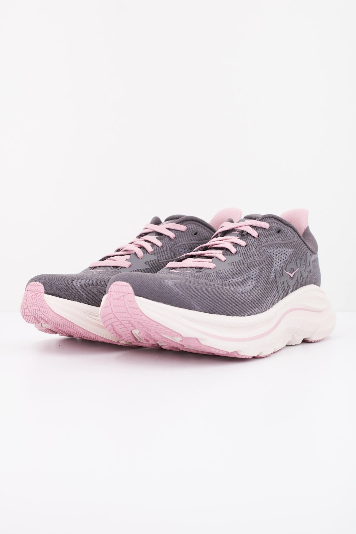 HOKA W CLIFTON  en color GRIS  (2)