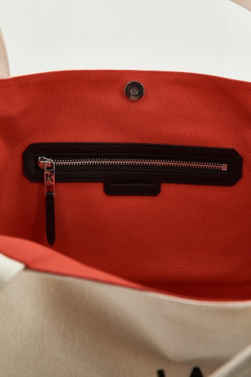 KARL LAGERFELD K/RUE ST GUILLAUME CANVAS en color BEIS  (4)
