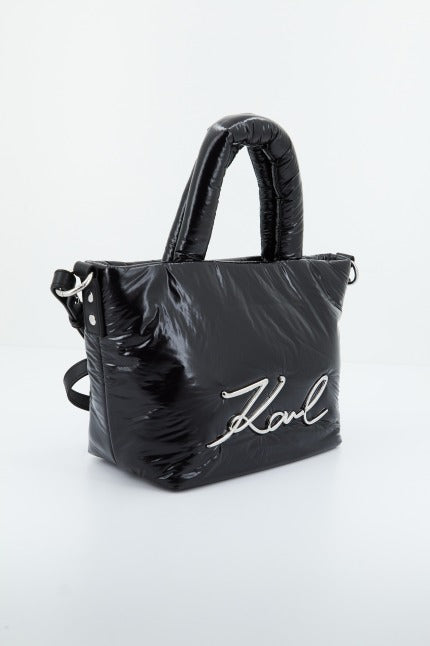 KARL LAGERFELD K/SIGNATURE SOFT SM TOTE N en color NEGRO  (2)