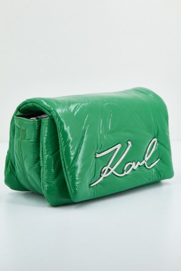 KARL LAGERFELD K/SIGNATURE SOFT SHB NYLON en color VERDE  (2)