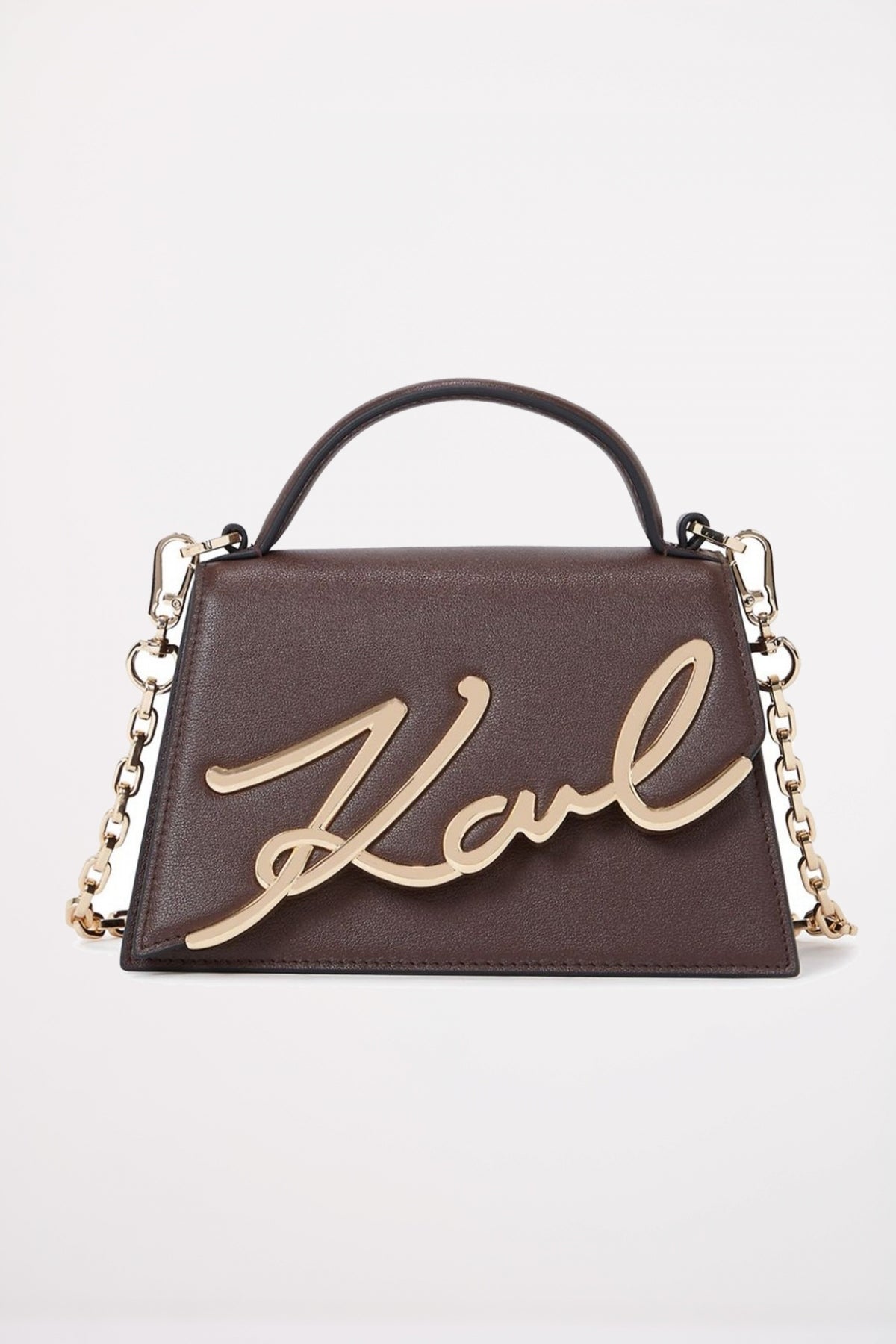 KARL LAGERFELD K/SIGNATURE . MD CROSSBO en color MARRON  (1)