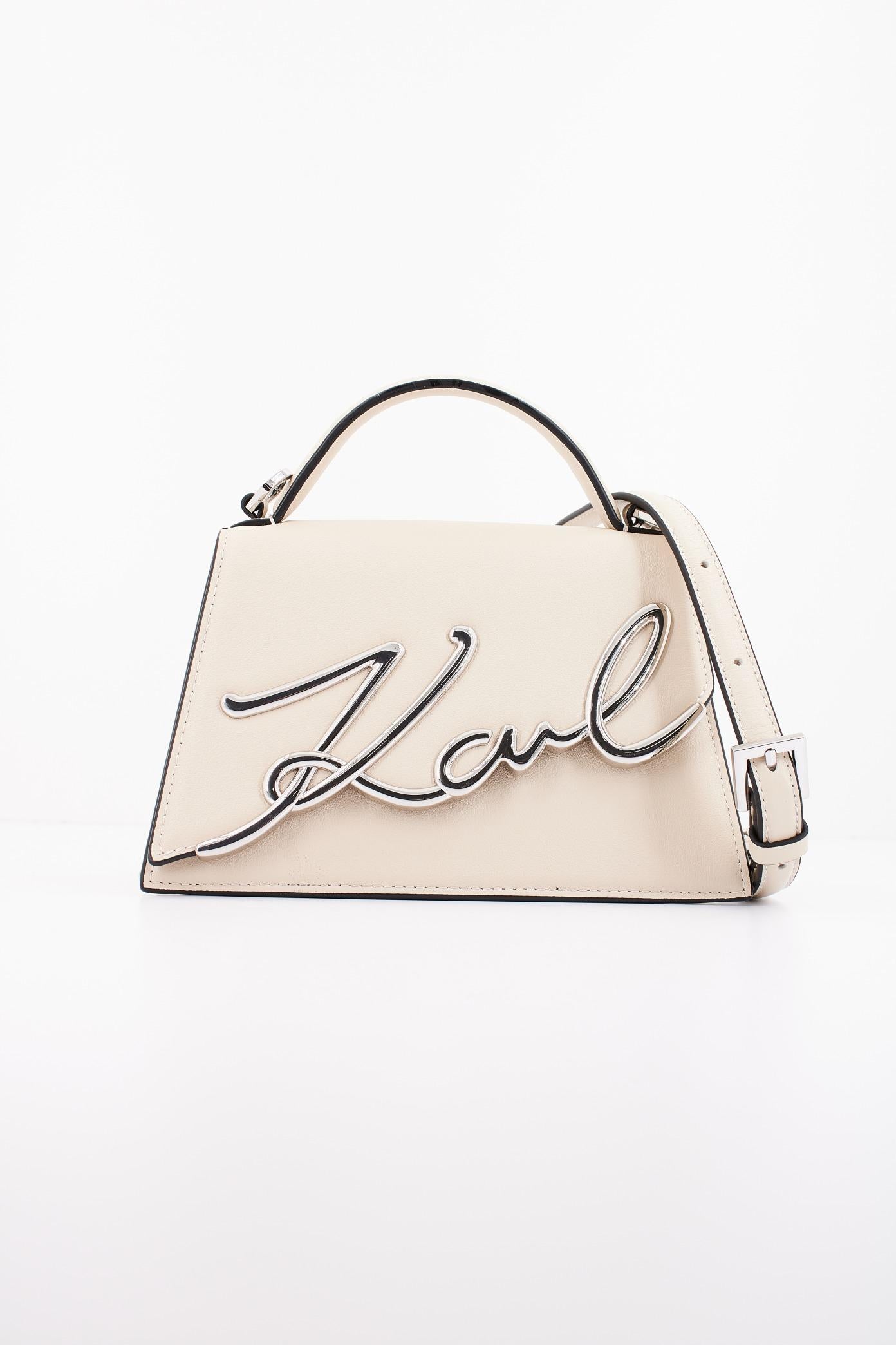 KARL LAGERFELD K/SIGNATURE . SM CROSSBO en color BEIS  (1)