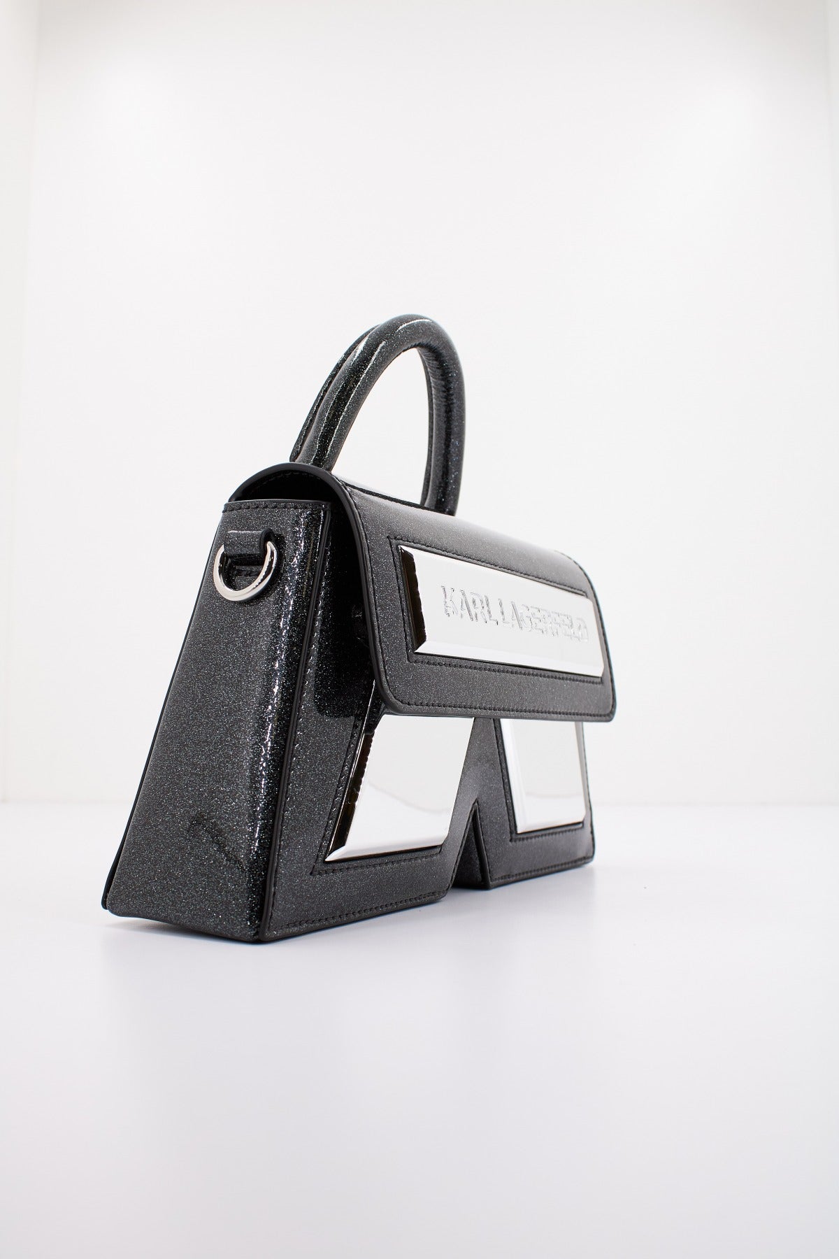 KARL LAGERFELD  ICON K SP CB GLITTER en color NEGRO  (2)
