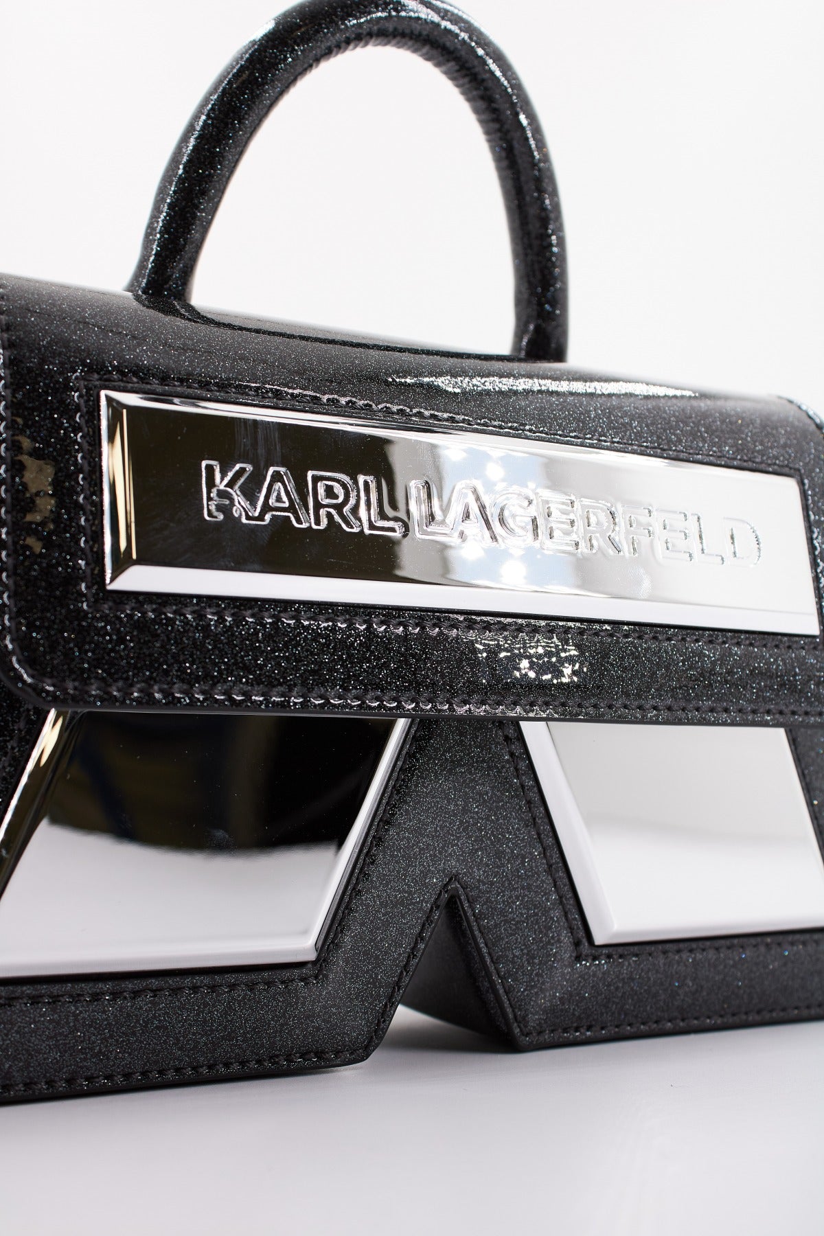 KARL LAGERFELD  ICON K SP CB GLITTER en color NEGRO  (4)