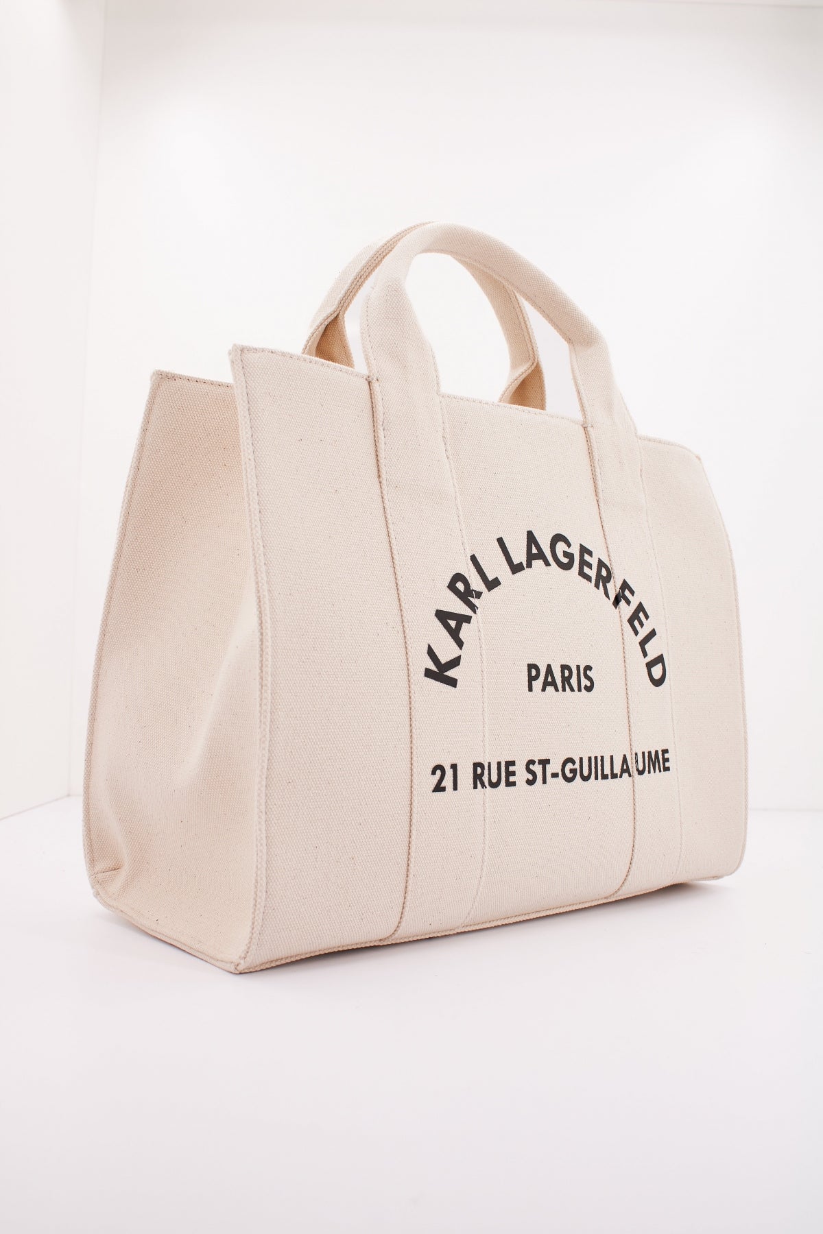 KARL LAGERFELD RSG SQUARE MEDIUM TOTE en color BLANCO  (2)