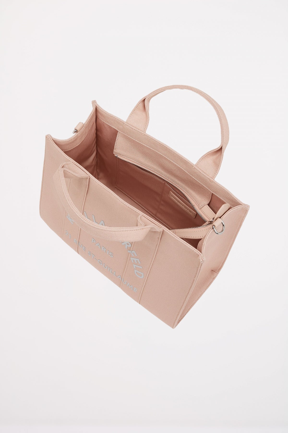 KARL LAGERFELD RSG SQUARE MEDIUM TOTE en color ROSA  (3)