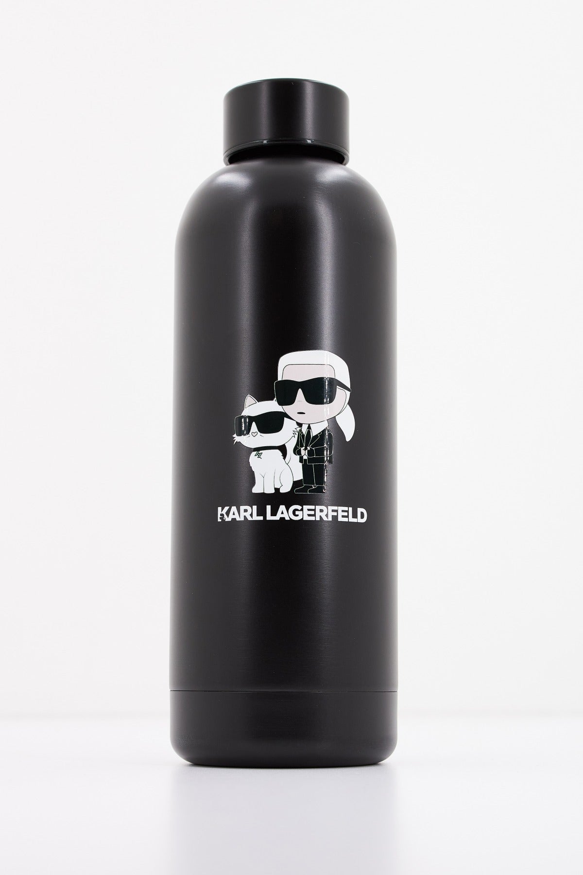 KARL LAGERFELD K/IKONIK . WATER BOTTLE en color NEGRO  (1)