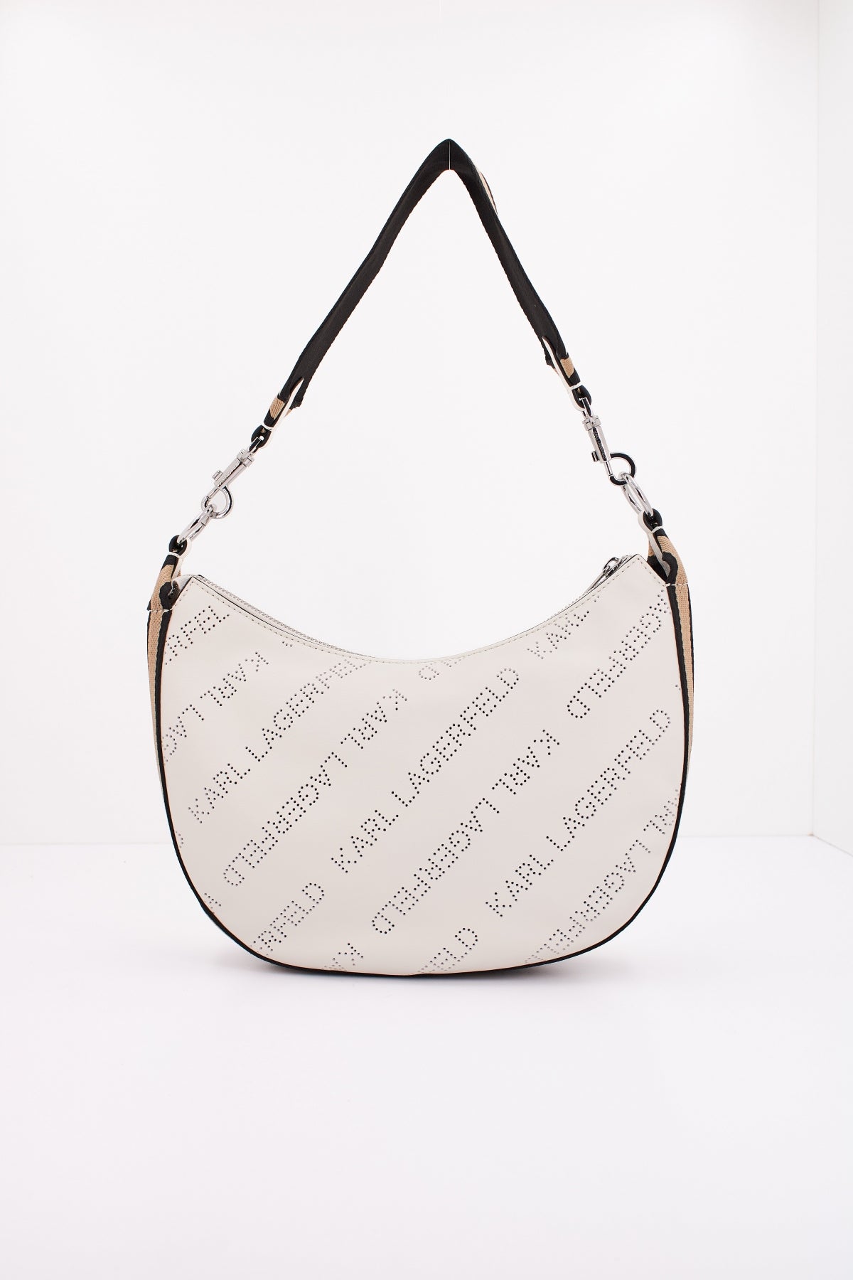 KARL LAGERFELD K/MOON SM SHOULDERBAG en color BLANCO  (1)