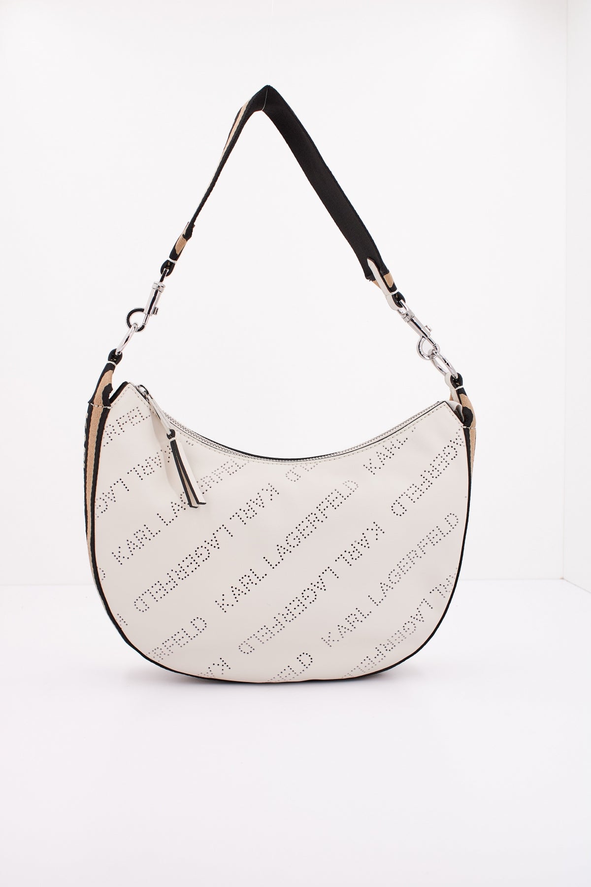 KARL LAGERFELD K/MOON SM SHOULDERBAG en color BLANCO  (3)