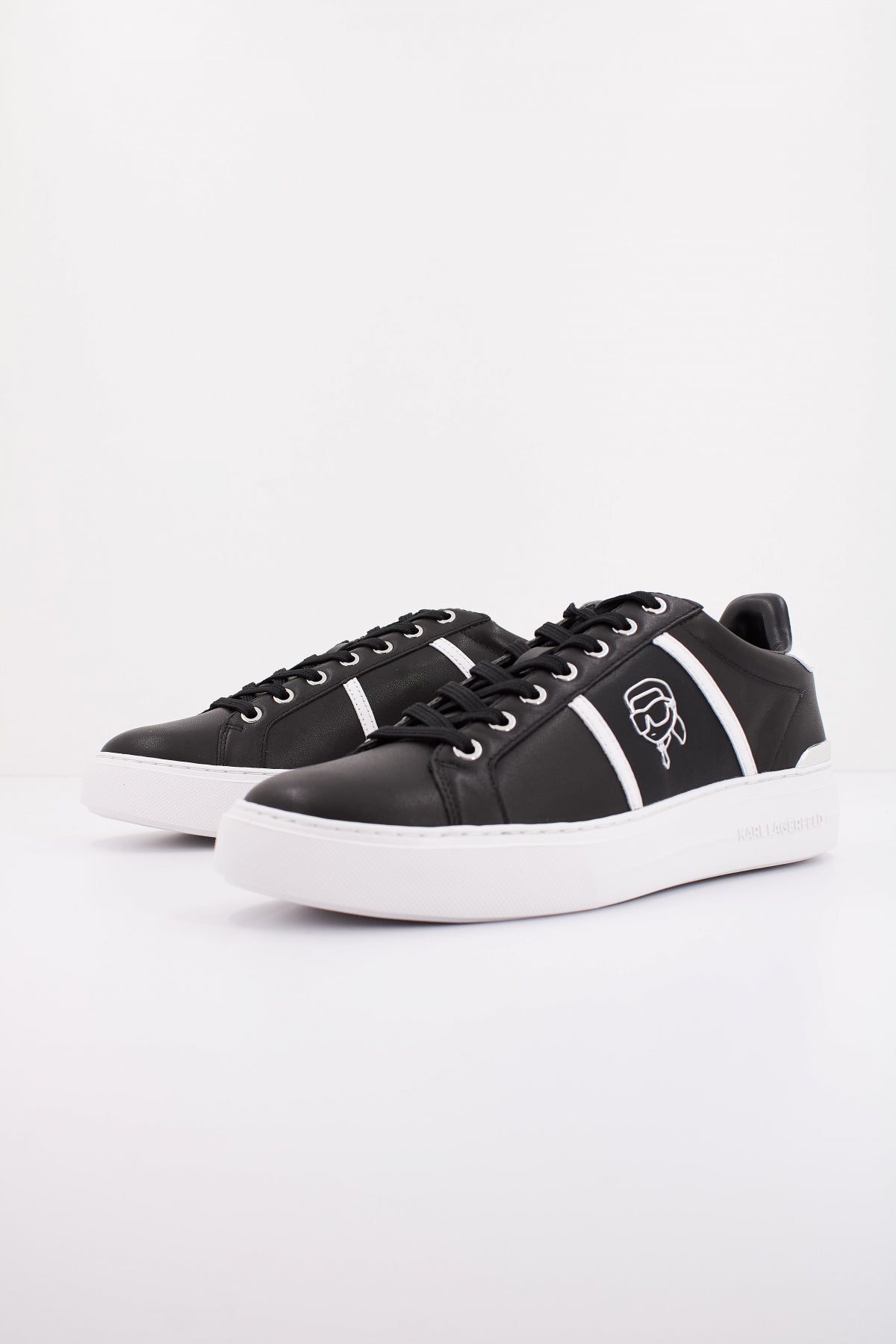 KARL LAGERFELD NFT OUTLINE LOGO en color NEGRO  (2)
