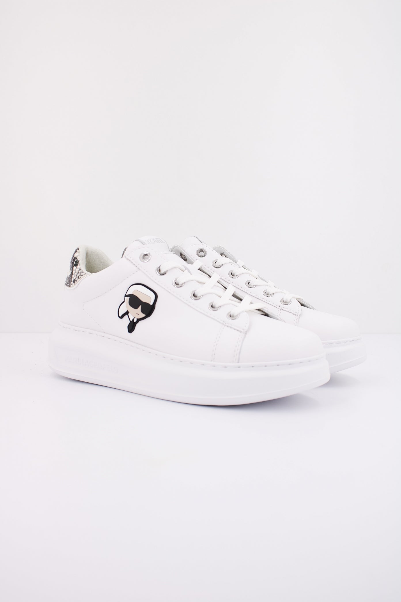 KARL LAGERFELD KAPRI KARL NFT SNAKE KOUNT en color BLANCO  (2)