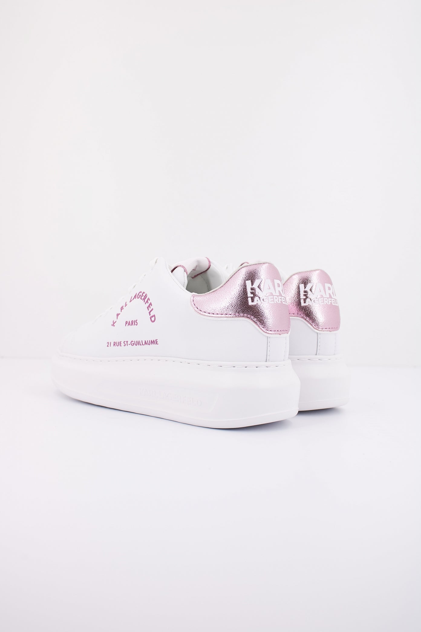 KARL LAGERFELD KAPRI METAL MAISON GLITTER en color BLANCO  (4)