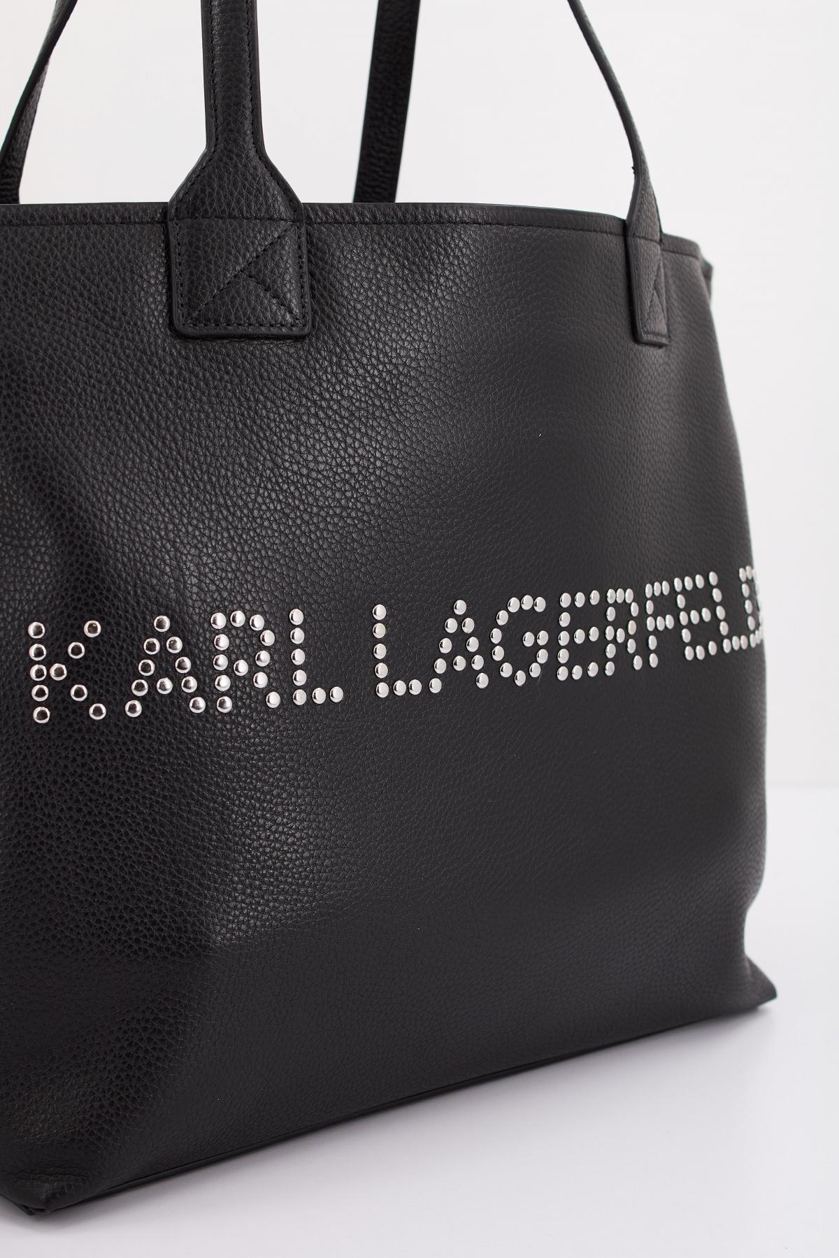 KARL LAGERFELD K/MARCH MD TOTE en color NEGRO  (4)