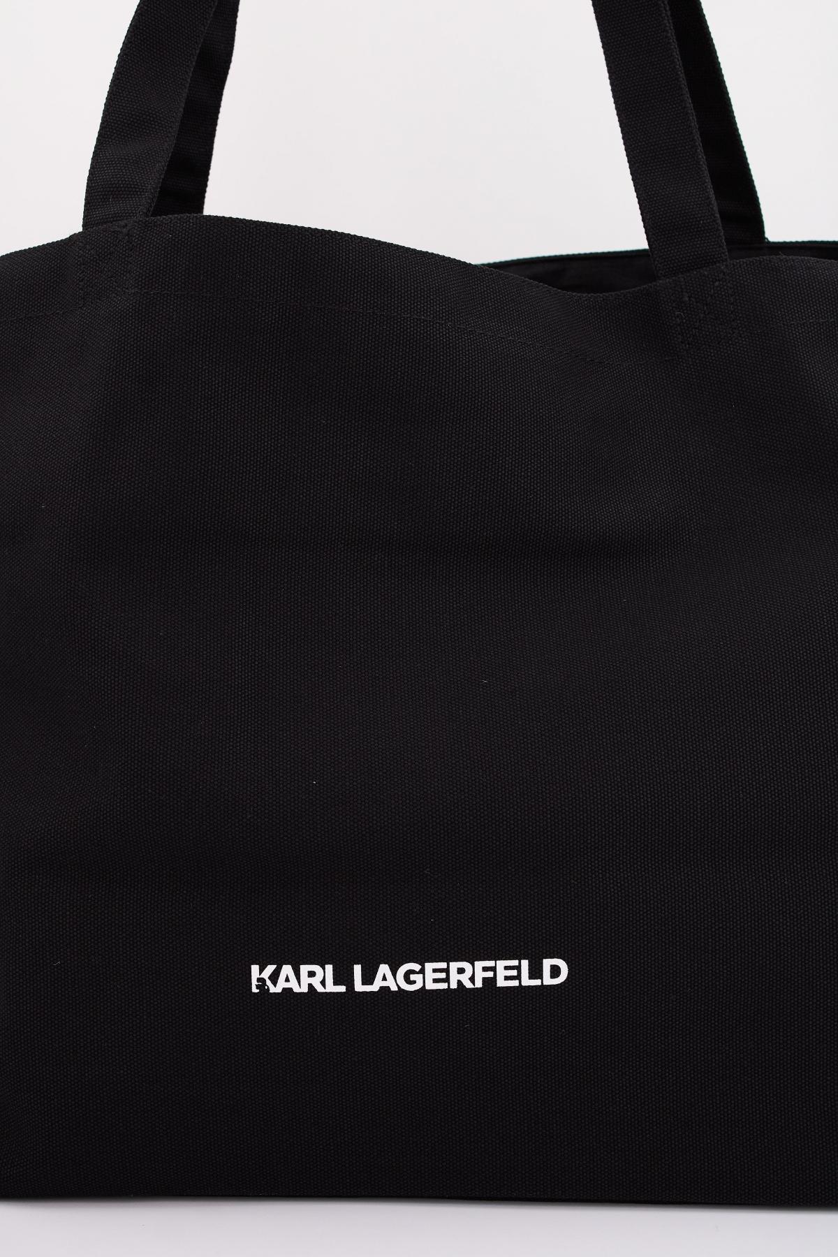 KARL LAGERFELD K/SIGNATURE SHOPPER en color NEGRO  (4)