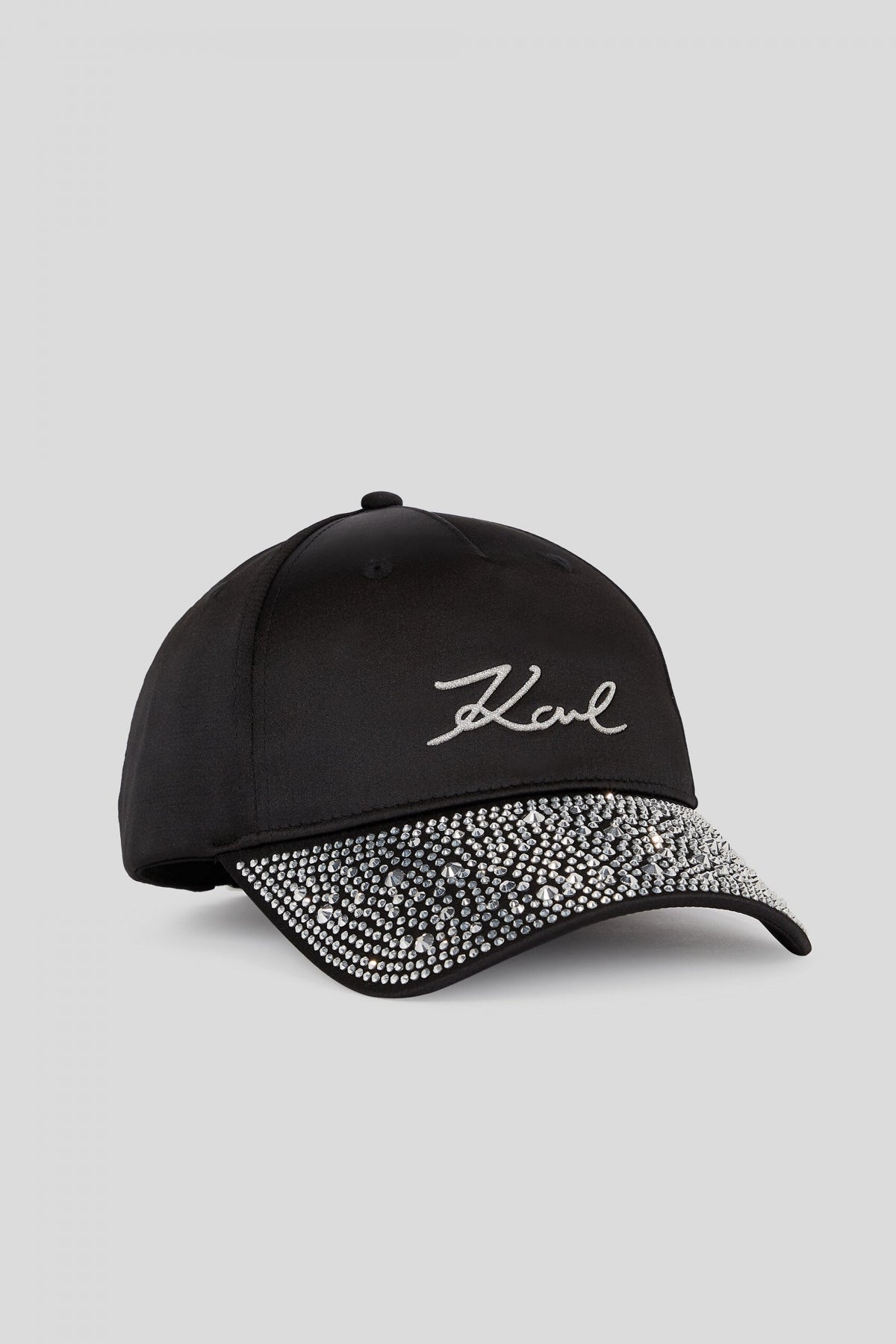 KARL LAGERFELD K/SIGNATURE GLITTER STUD C en color NEGRO  (1)