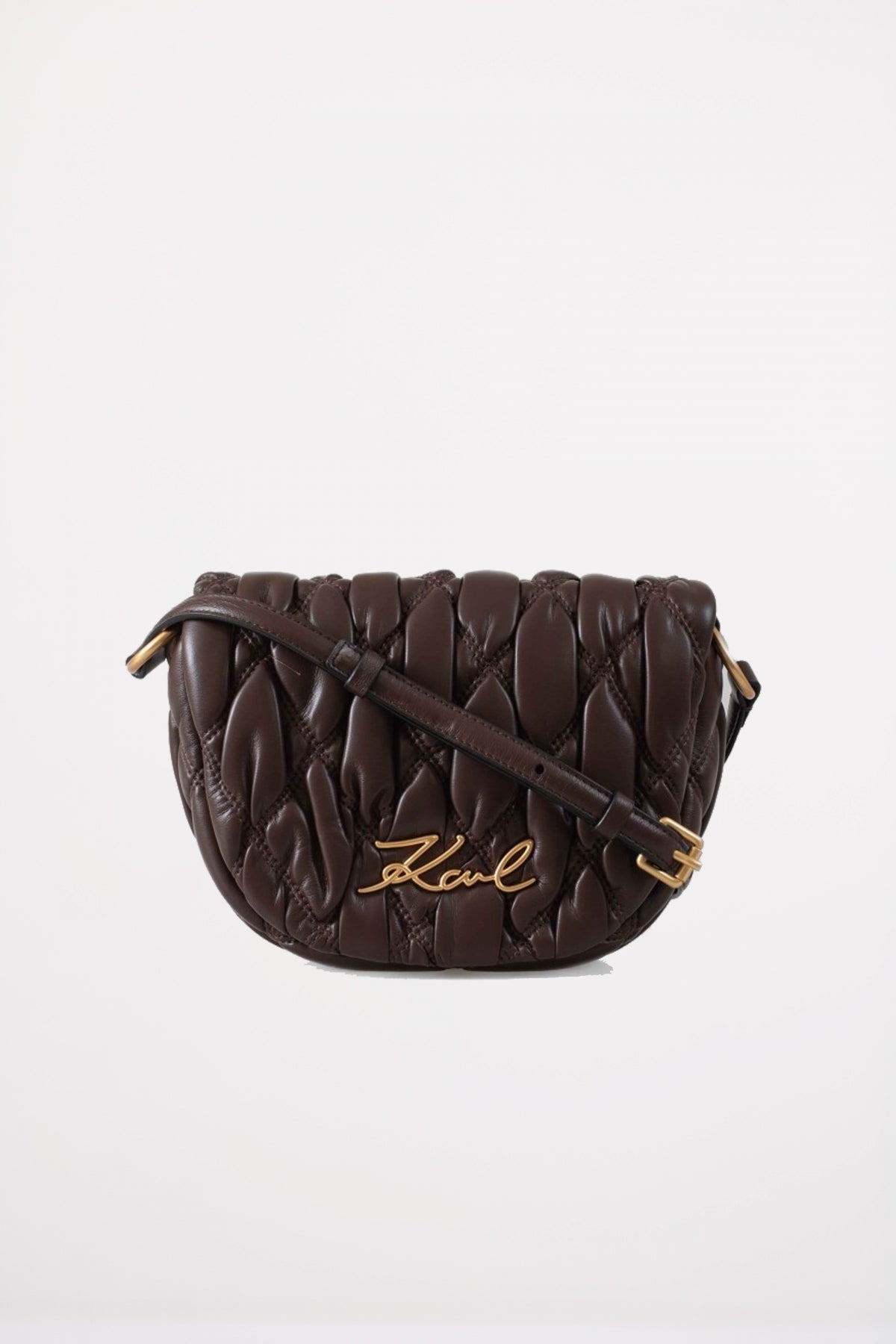 KARL LAGERFELD K/SIGNATURE KUILT CB en color MARRON  (1)