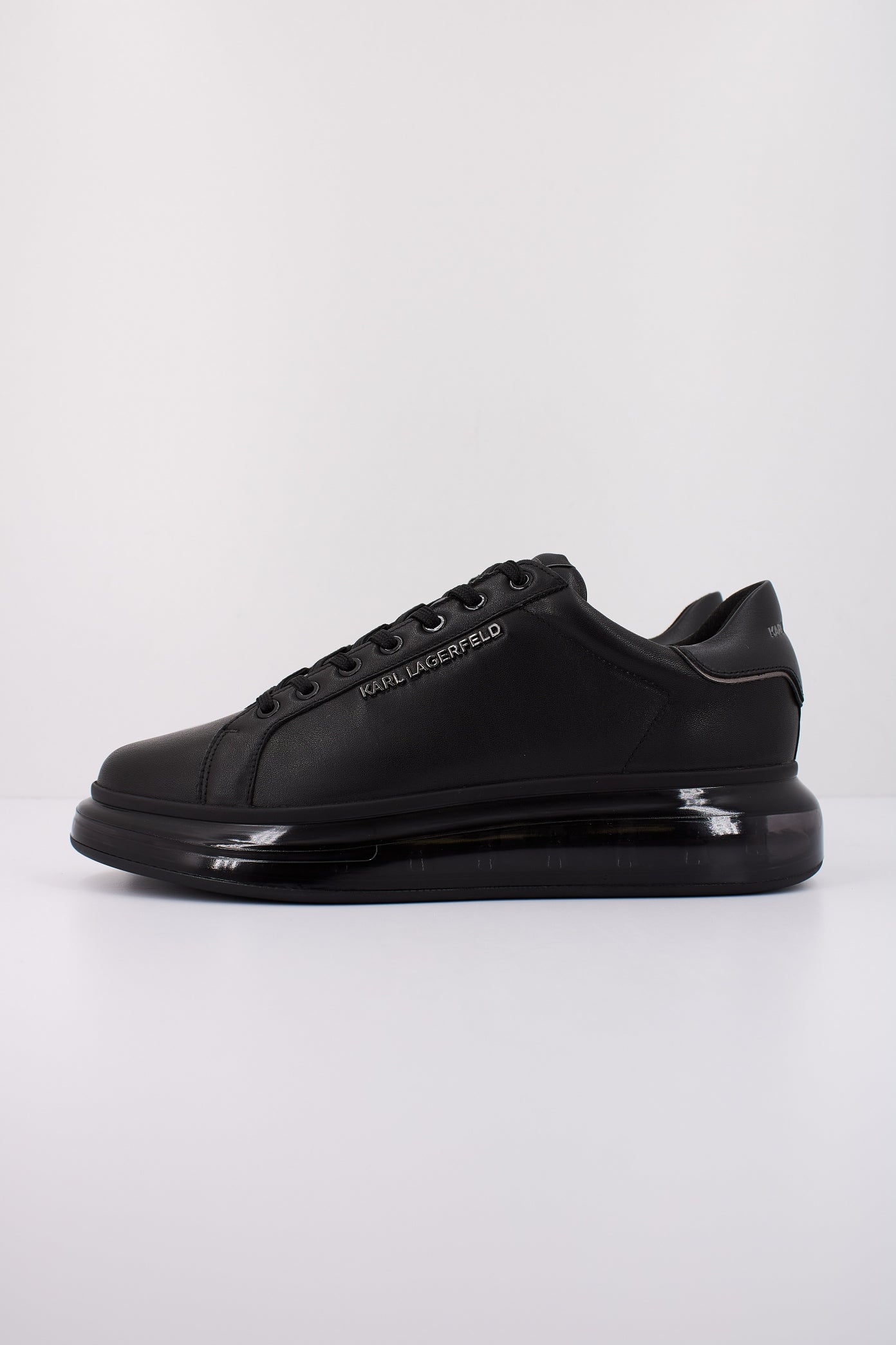KARL LAGERFELD KAPRI KUSHION LO LACE LTHR en color NEGRO  (1)