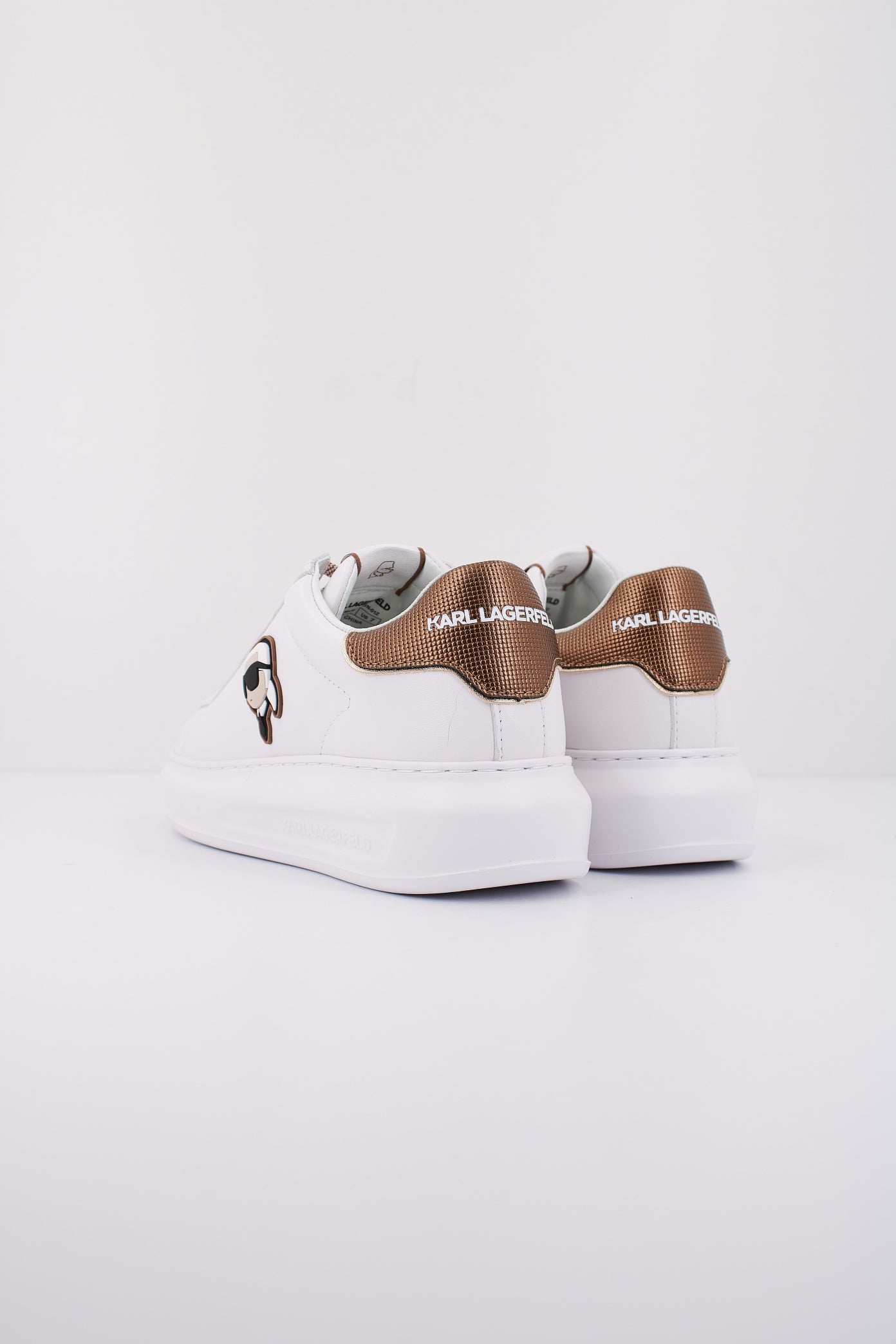 KARL LAGERFELD KAPRI NFT METALMESH TAB LO en color BLANCO  (4)