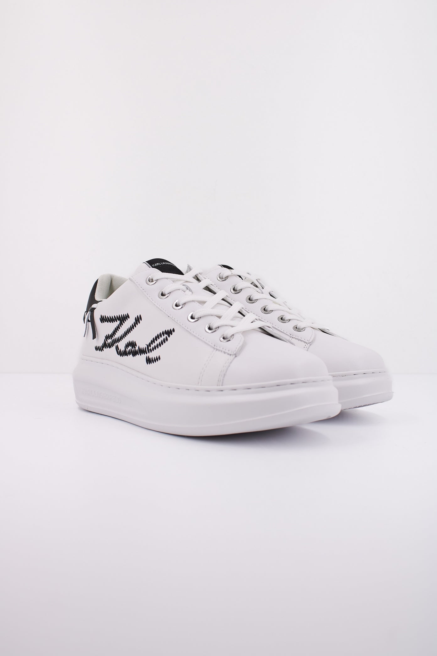 KARL LAGERFELD KAPRI WHIPSTITCH LO LACE en color BLANCO  (2)