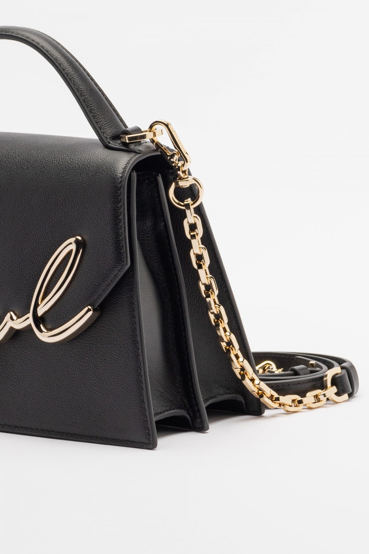 KARL LAGERFELD SIGNATURE . MD CROSSBODY en color NEGRO  (3)