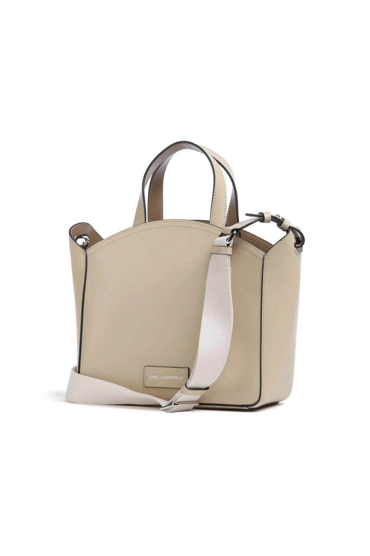 KARL LAGERFELD K CIRCLE SM TOTE PERFORATE en color BEIS  (2)