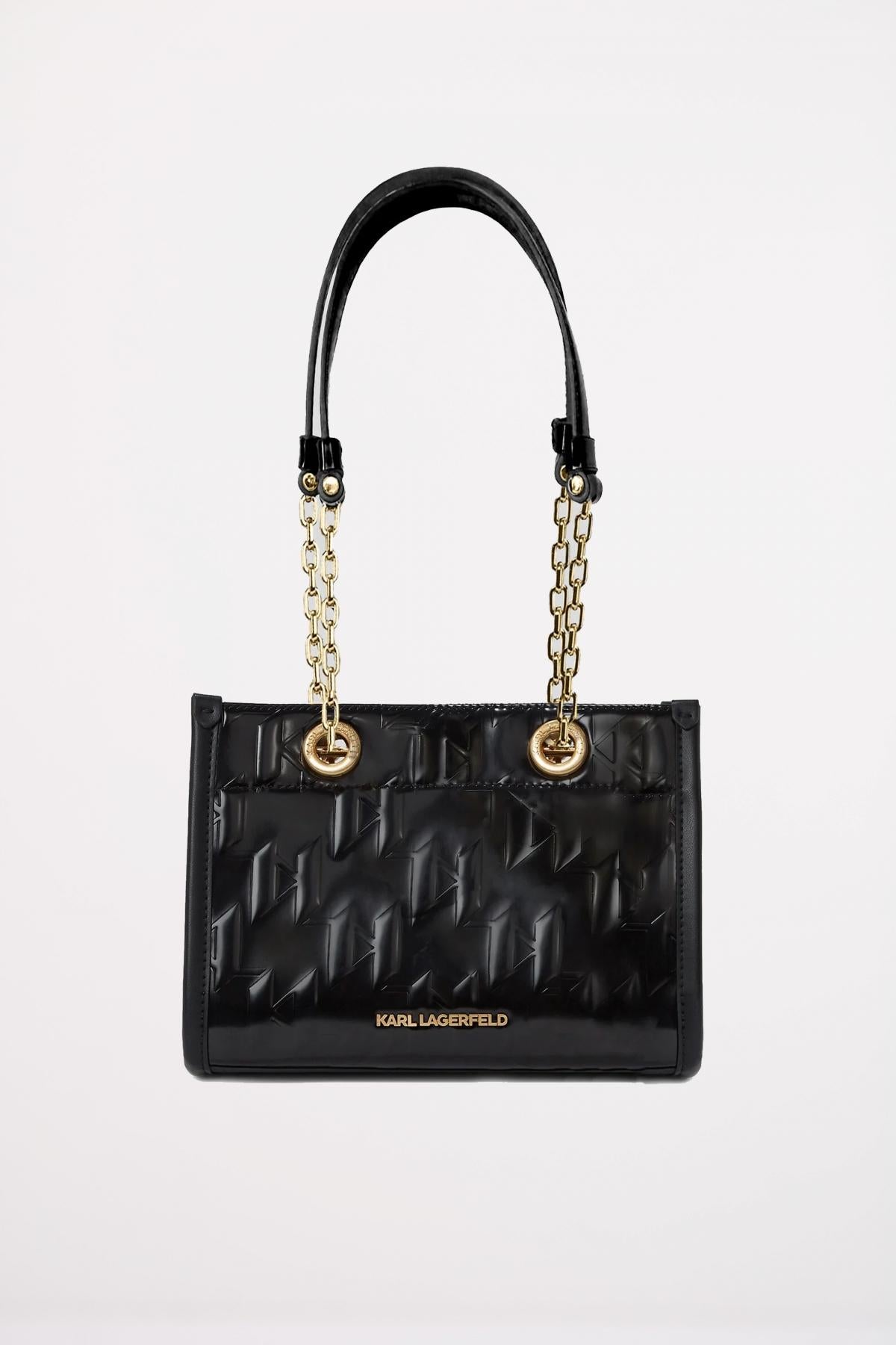 KARL LAGERFELD SKUARE SP SHINY MONO SM TO en color NEGRO  (1)