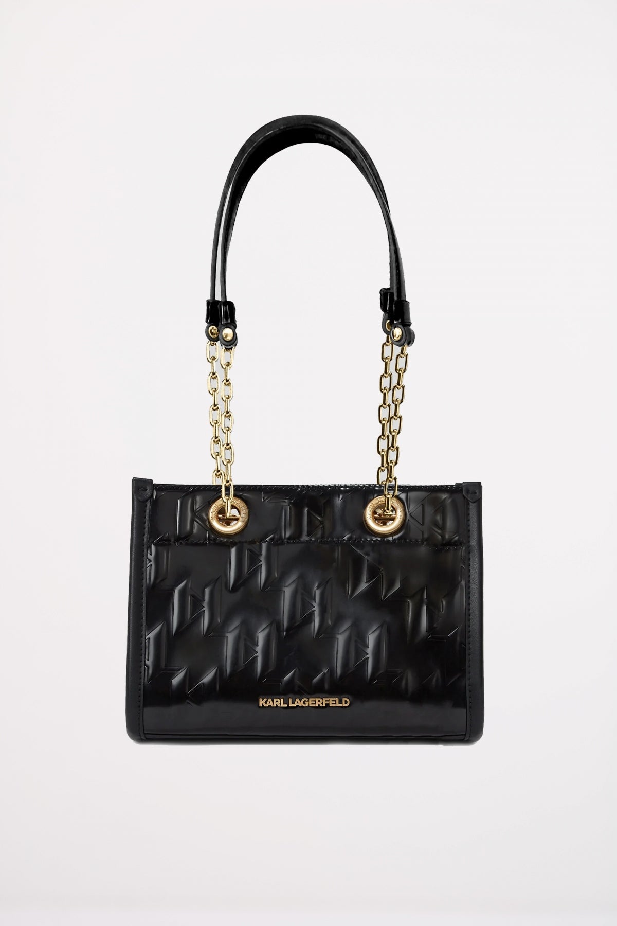 KARL LAGERFELD SKUARE SP SHINY MONO SM TO en color NEGRO  (1)