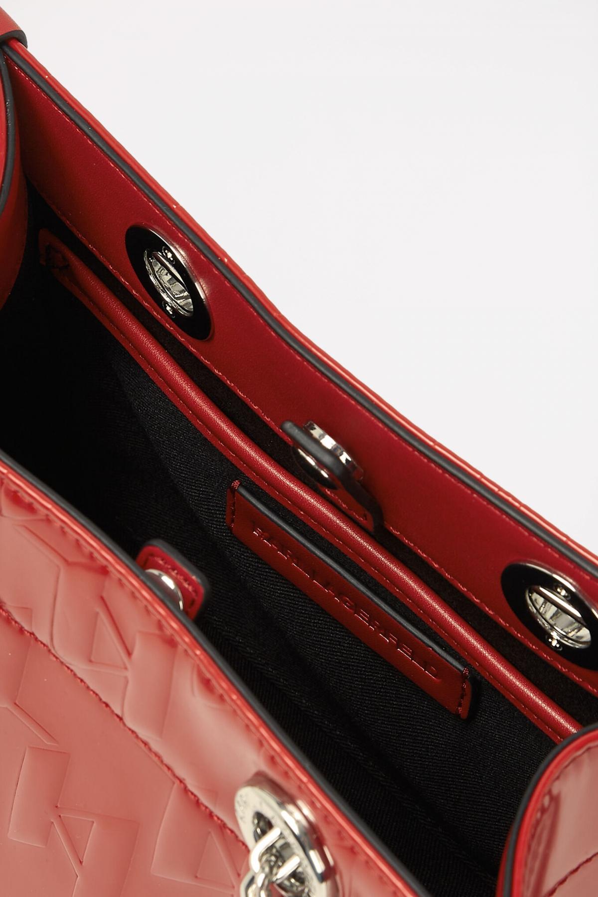 KARL LAGERFELD SKUARE SP SHINY MONO SM TO en color ROJO  (3)