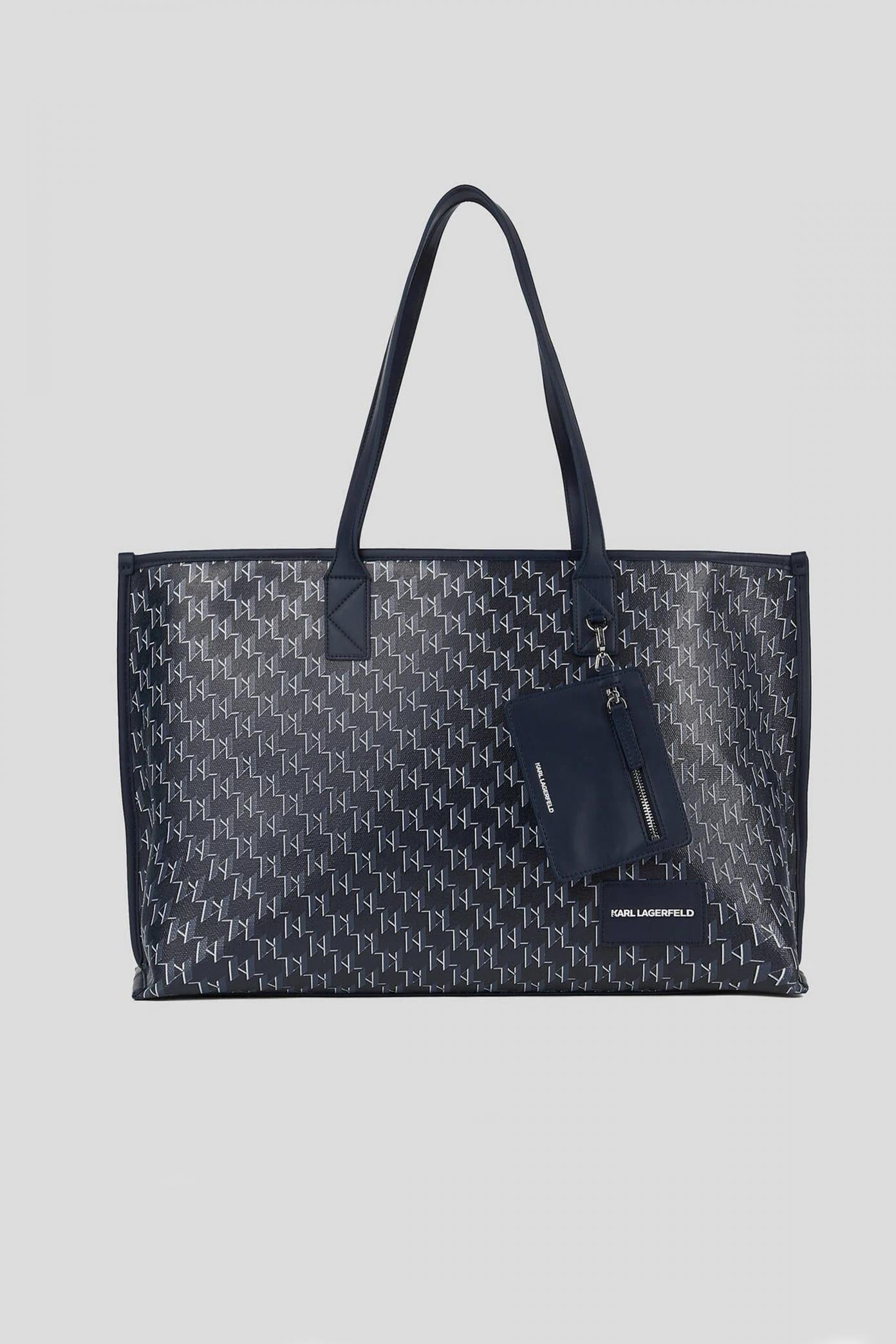 KARL LAGERFELD VOYAGE TOTE en color AZUL  (1)