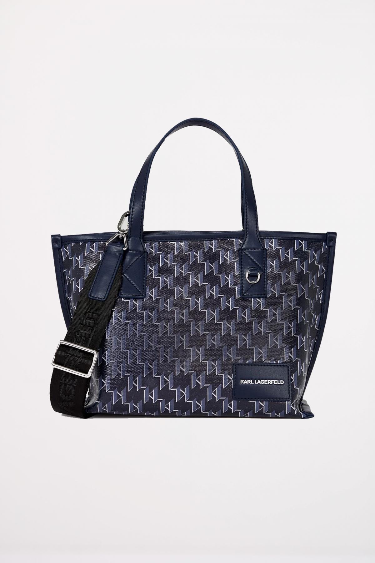 KARL LAGERFELD VOYAGE SM TOTE en color AZUL  (1)