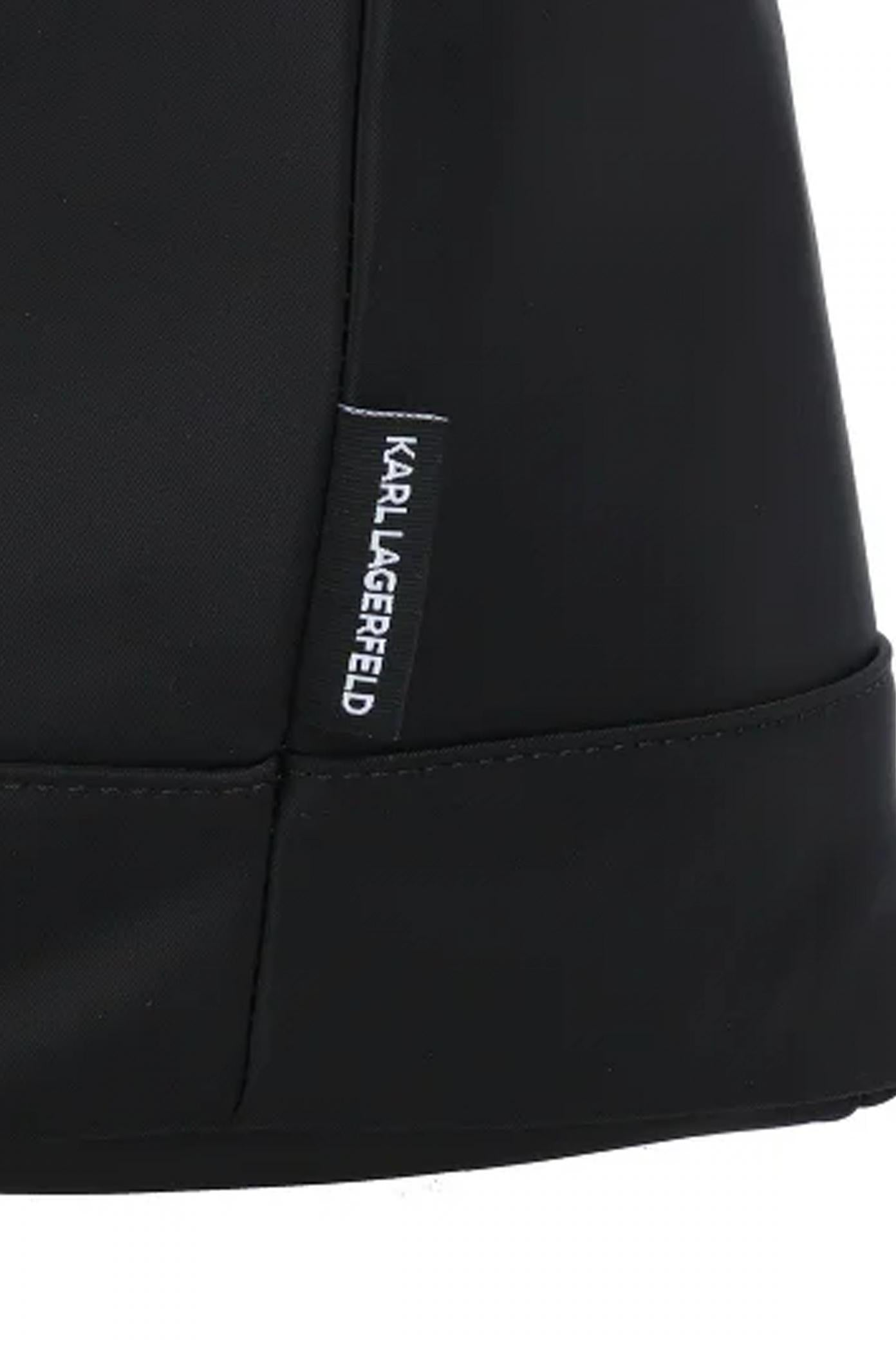 KARL LAGERFELD  IKON NYLON NFT LG TOTE en color NEGRO  (4)