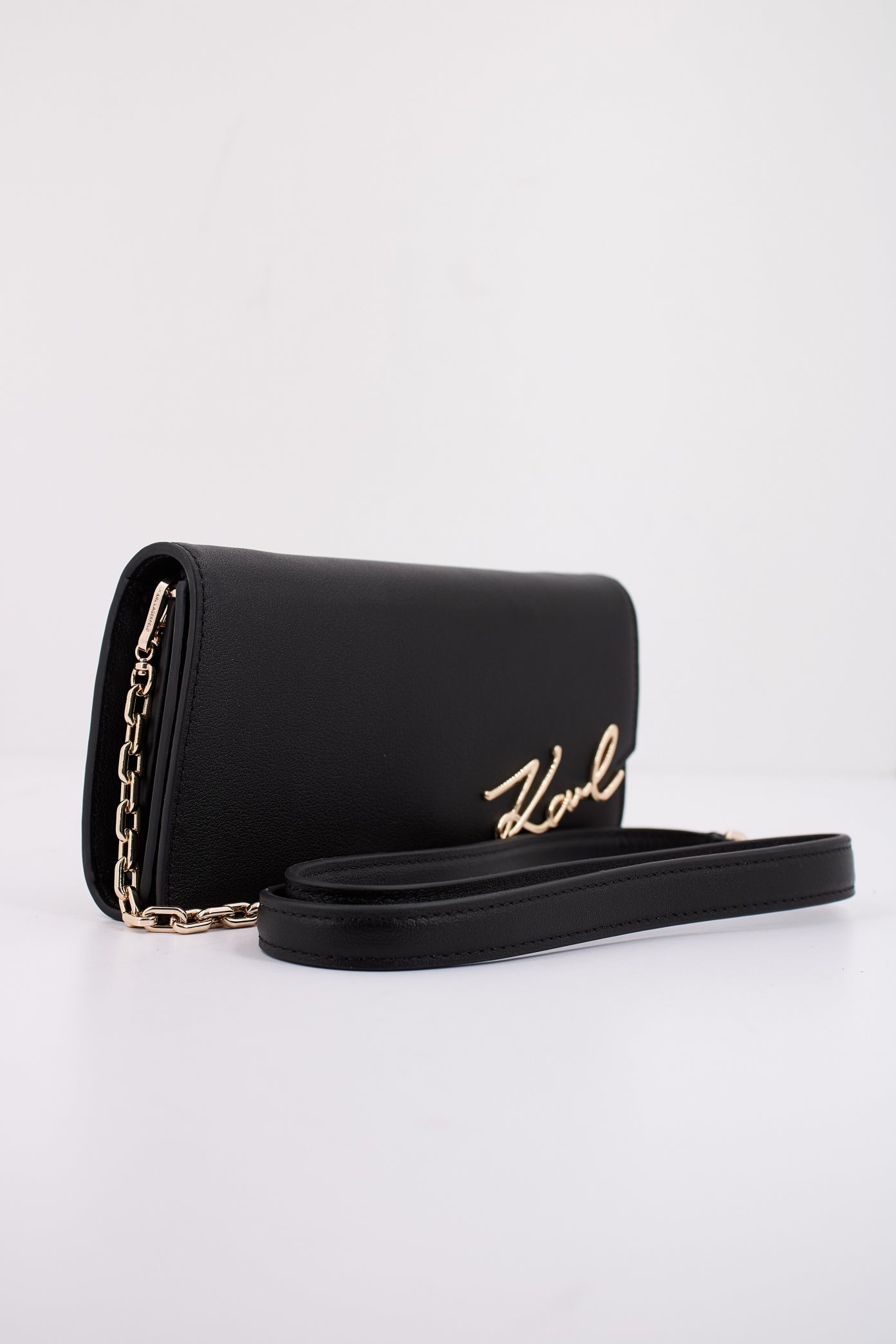 KARL LAGERFELD SIGNATURE CB WALLET GP en color NEGRO  (2)