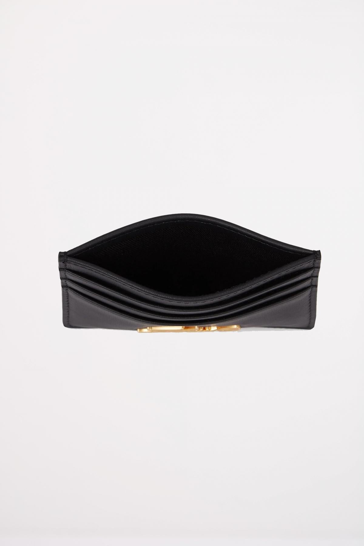 KARL LAGERFELD SIGNATURE CARDHOLDER en color NEGRO  (3)