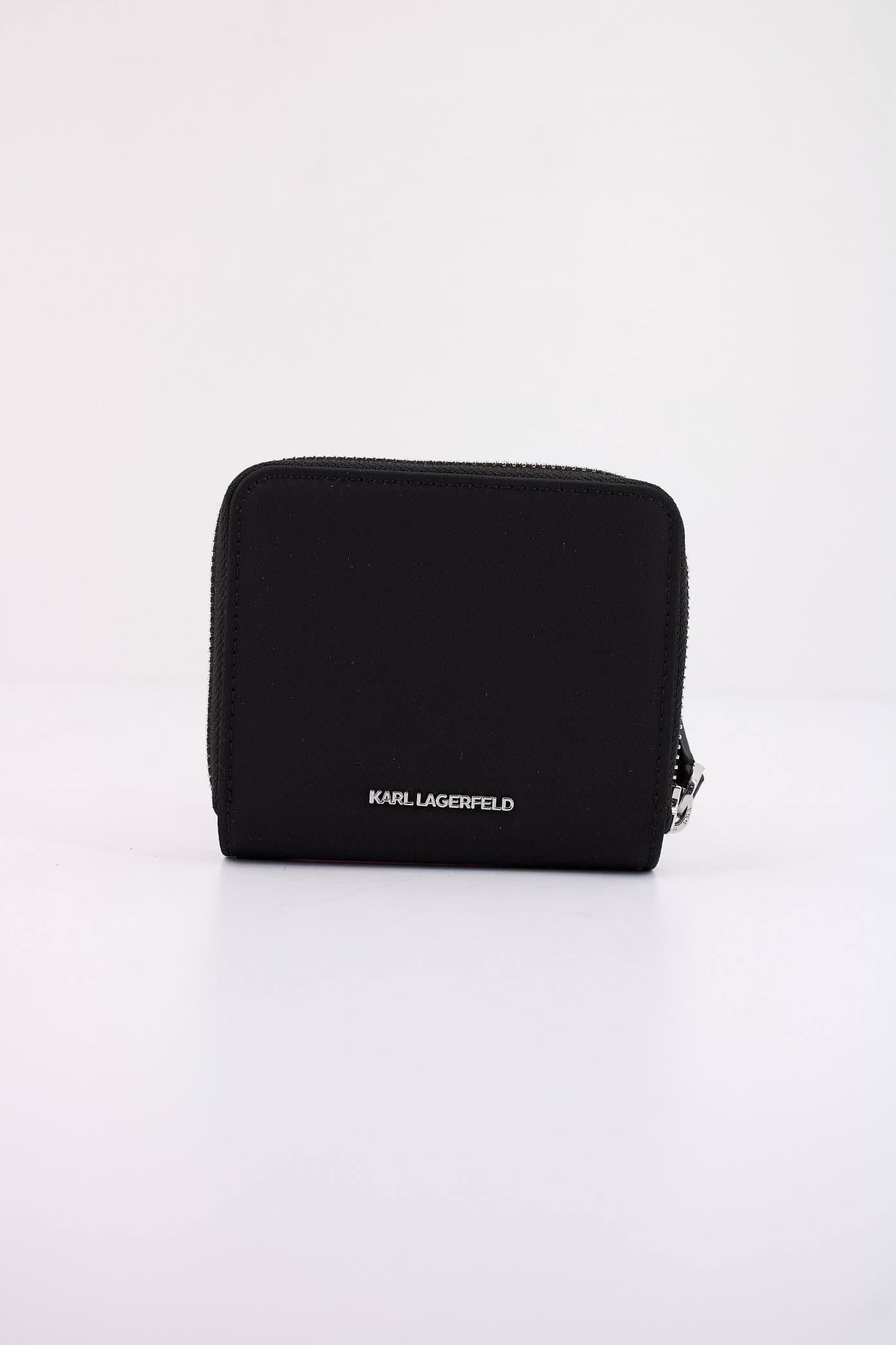 KARL LAGERFELD IKON NYLON MD BFD WLLT en color NEGRO  (3)