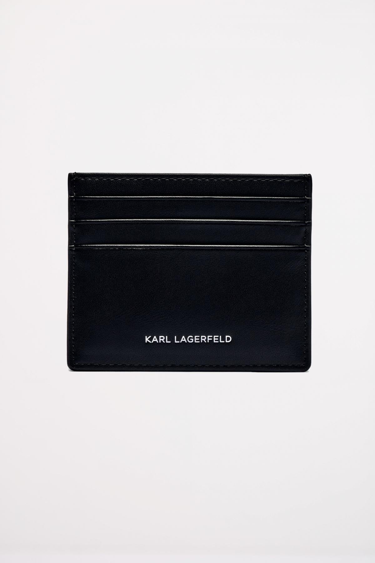 KARL LAGERFELD HEARTS CH+KEYCHAIN GP en color NEGRO  (2)
