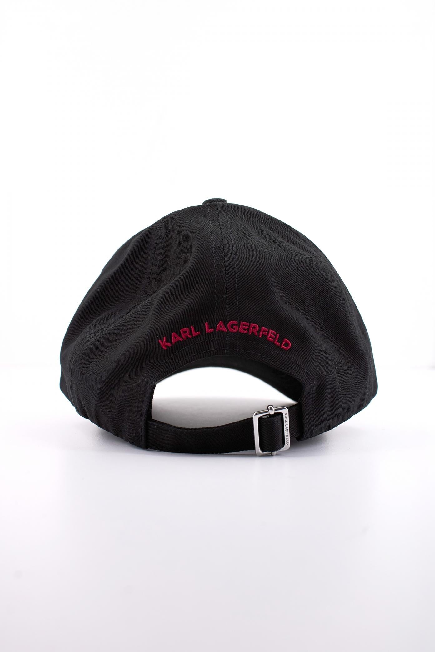 KARL LAGERFELD HEARTS CAP en color NEGRO  (3)