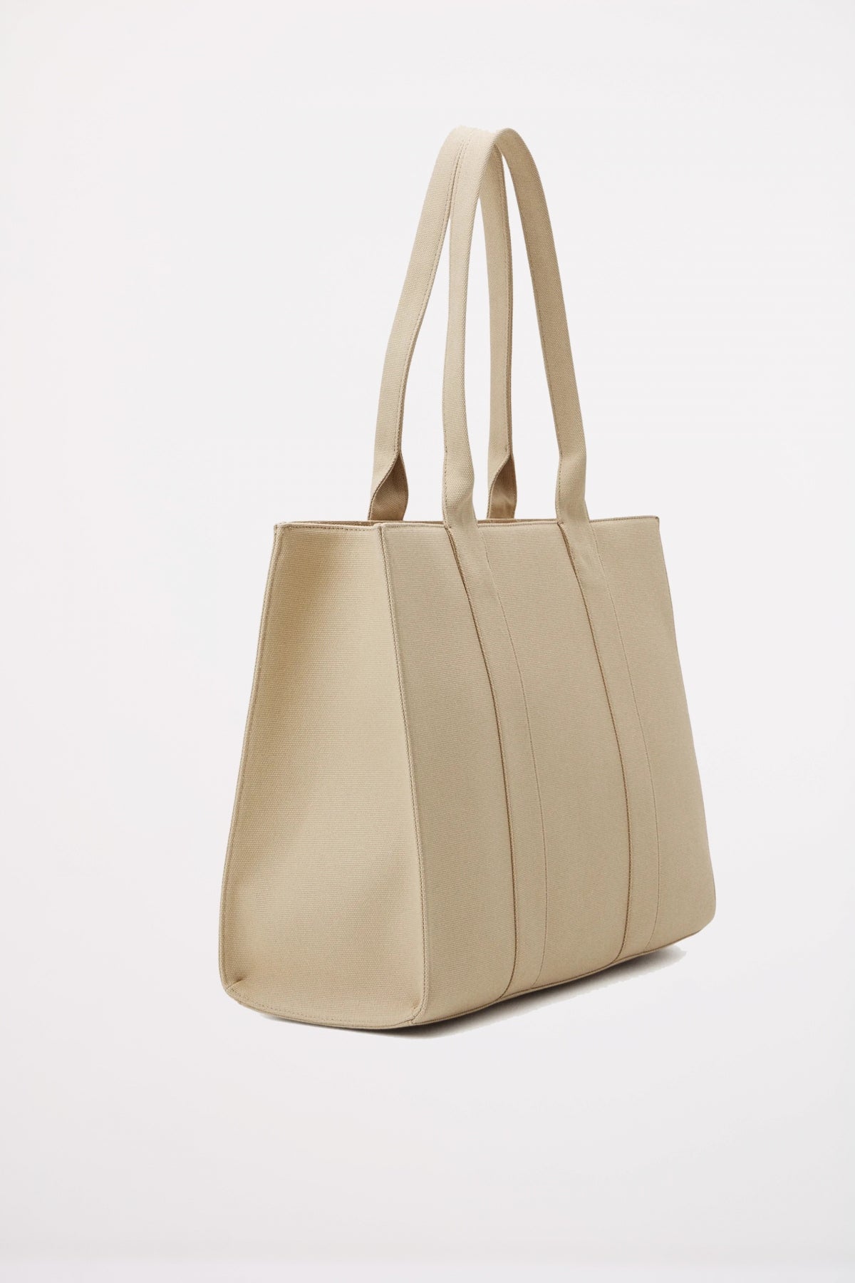 KARL LAGERFELD SRSG SQUARE LARGE TOTE en color MARRON CLARO  (2)