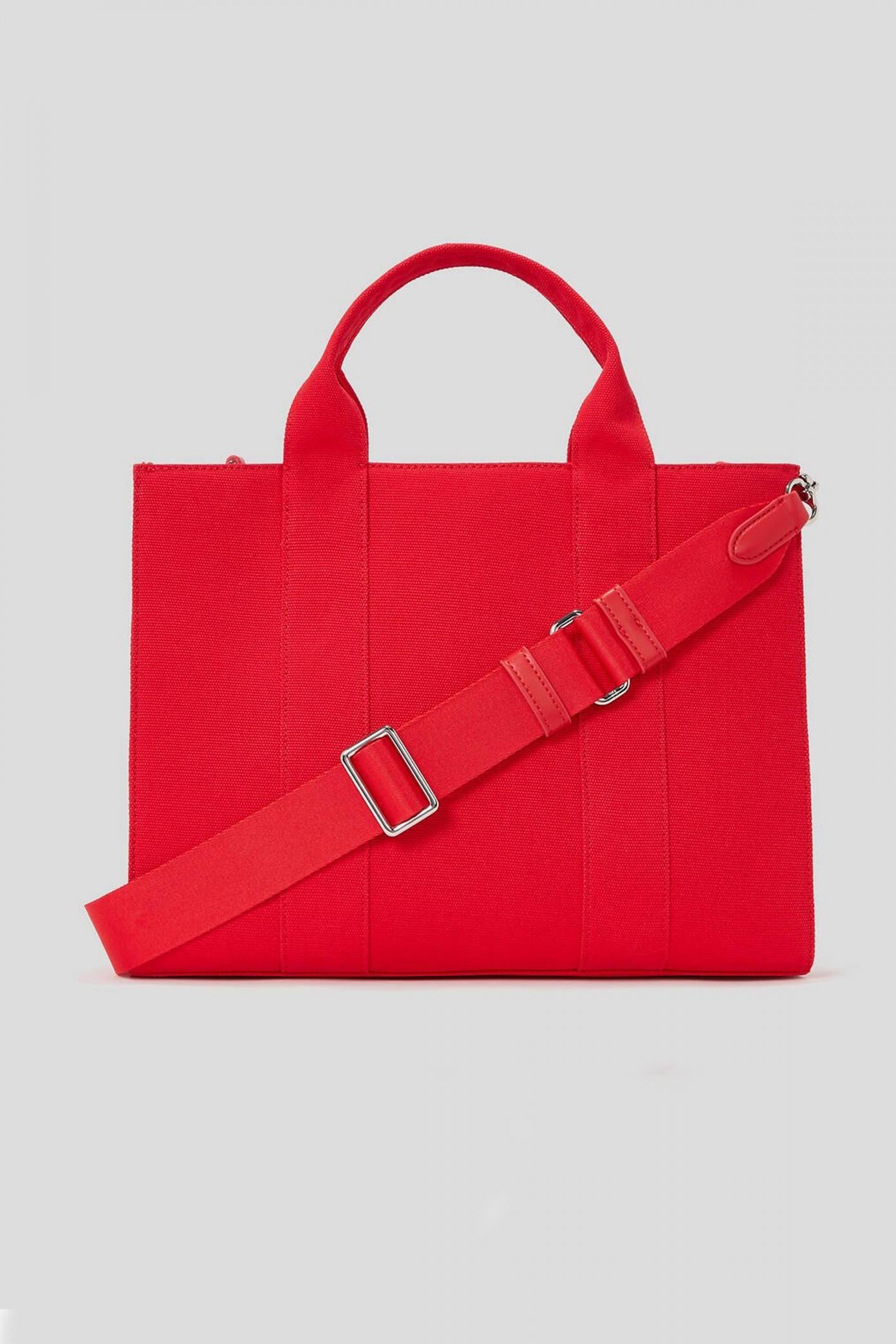 KARL LAGERFELD RSG SQUARE MEDIUM TOTE en color ROJO  (2)