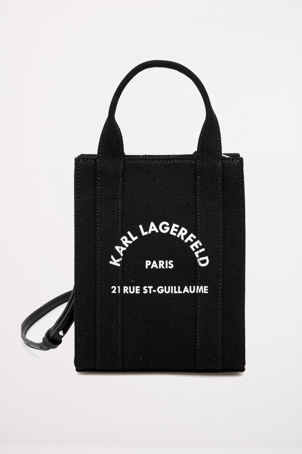 KARL LAGERFELD RSG SQUEARE SMALL TOTE en color NEGRO  (1)