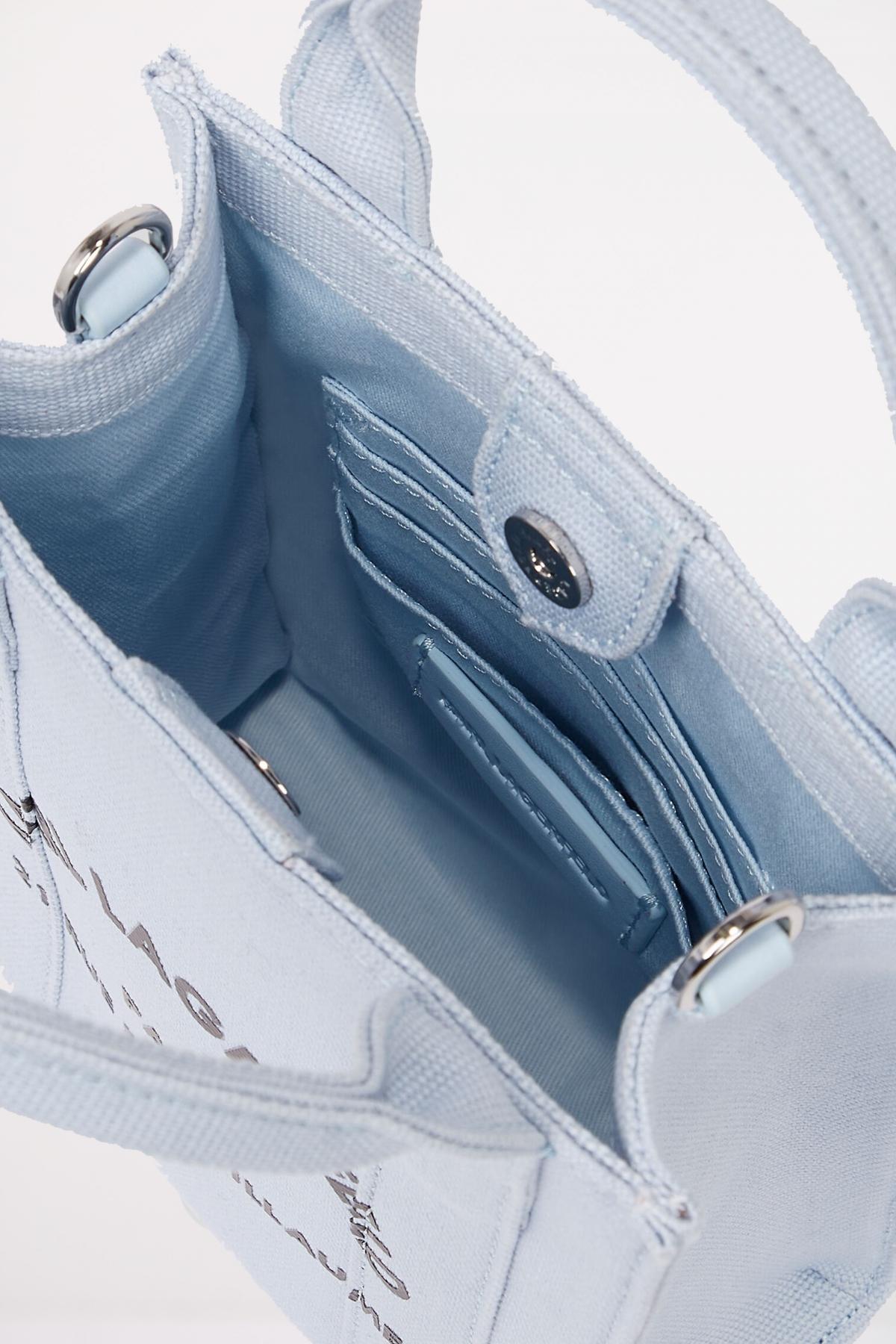 KARL LAGERFELD RSG SQUEARE SMALL TOTE en color AZUL  (4)