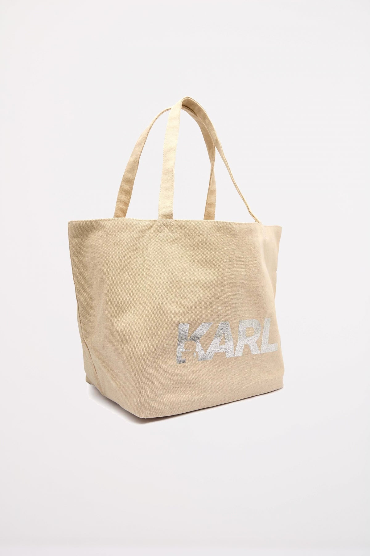 KARL LAGERFELD AW K ESSENTIAL BIG LOGO SHOPP en color BEIS  (2)