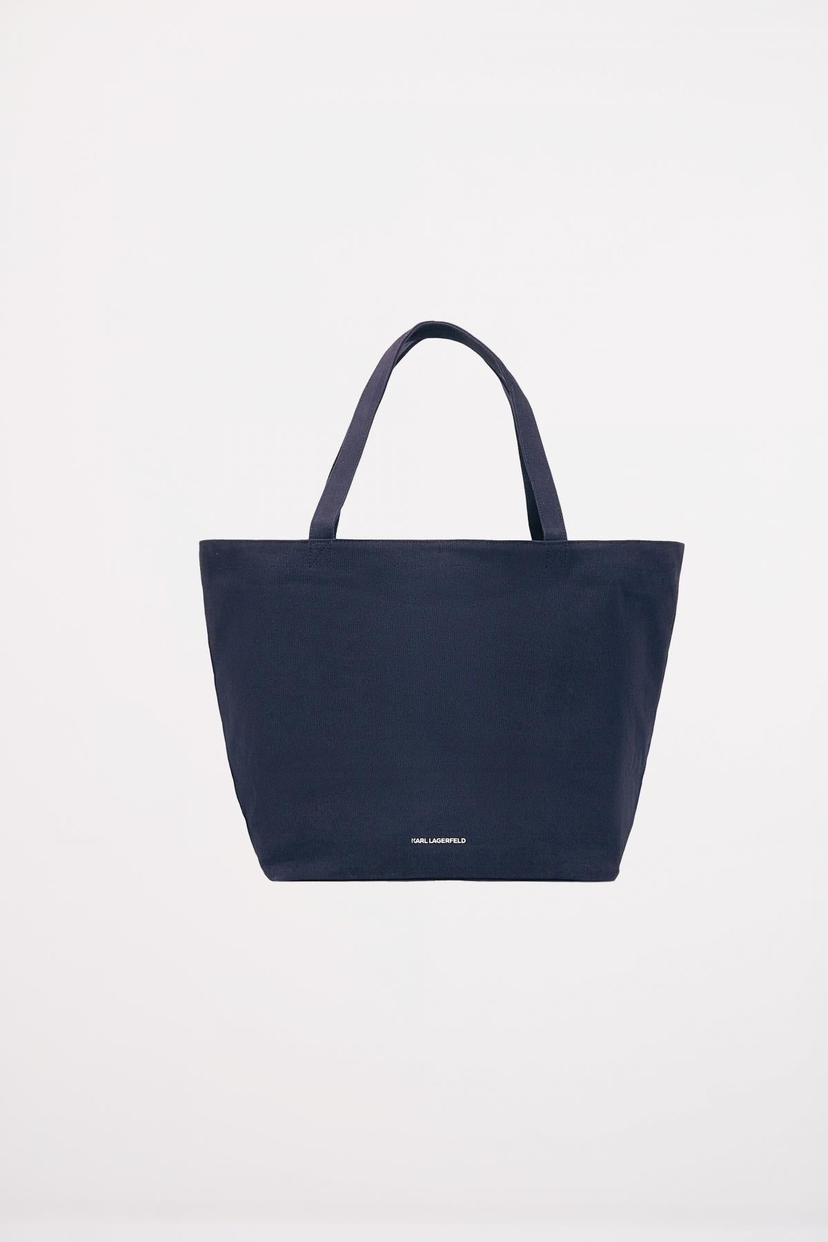 KARL LAGERFELD RSG CANVAS SHOPPER en color AZUL  (2)